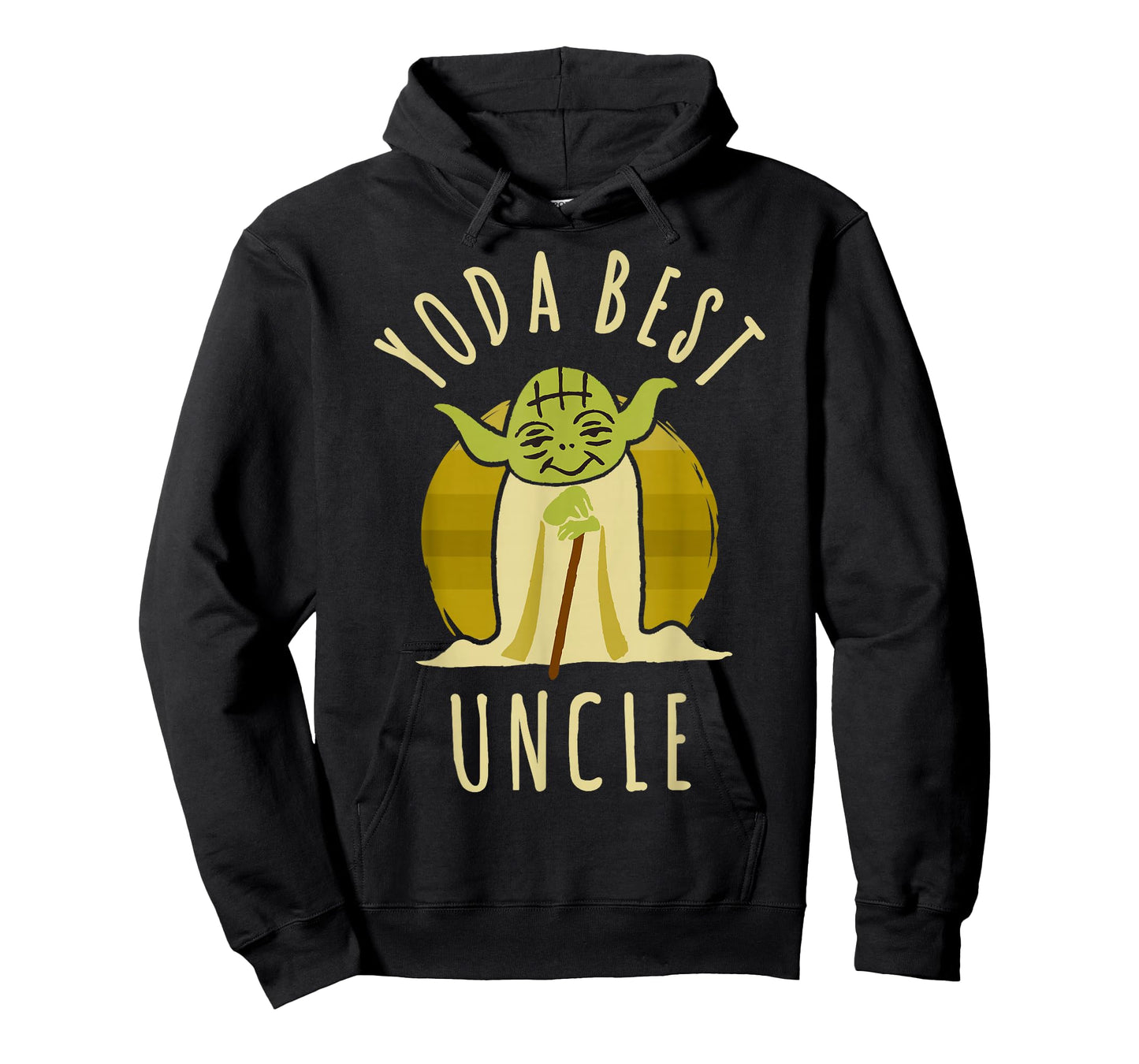 Star Wars Yoda Best Uncle Cartoon Yoda Disney+ T-Shirt
