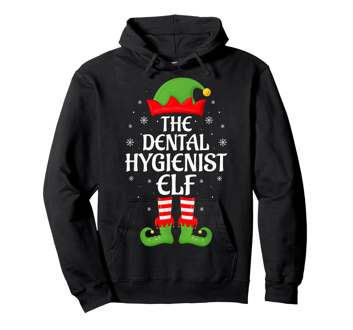 Dental Hygienist Elf Family Matching Elf Squad Christmas T-Shirt