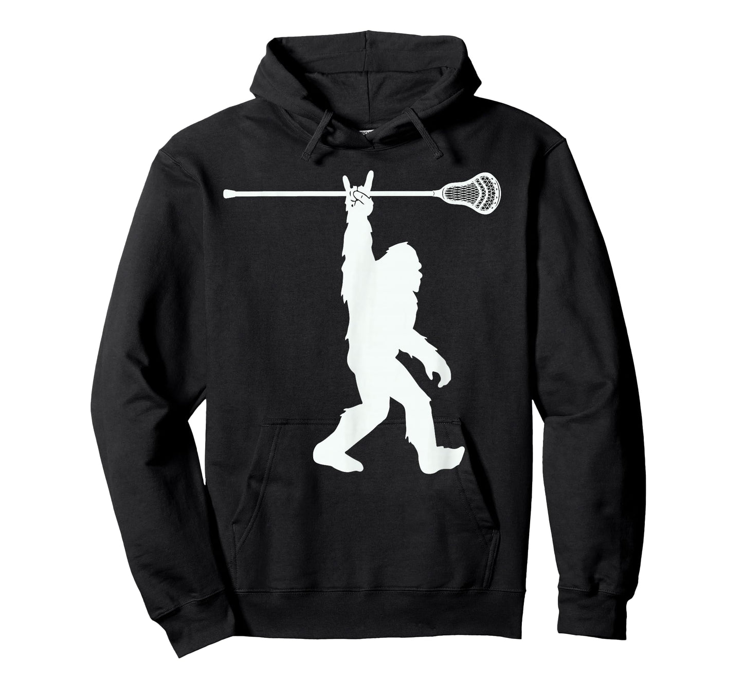 Lacrosse-Shirt Vintage Lax Bigfoot Sasquatch Youth Men Boys T-Shirt