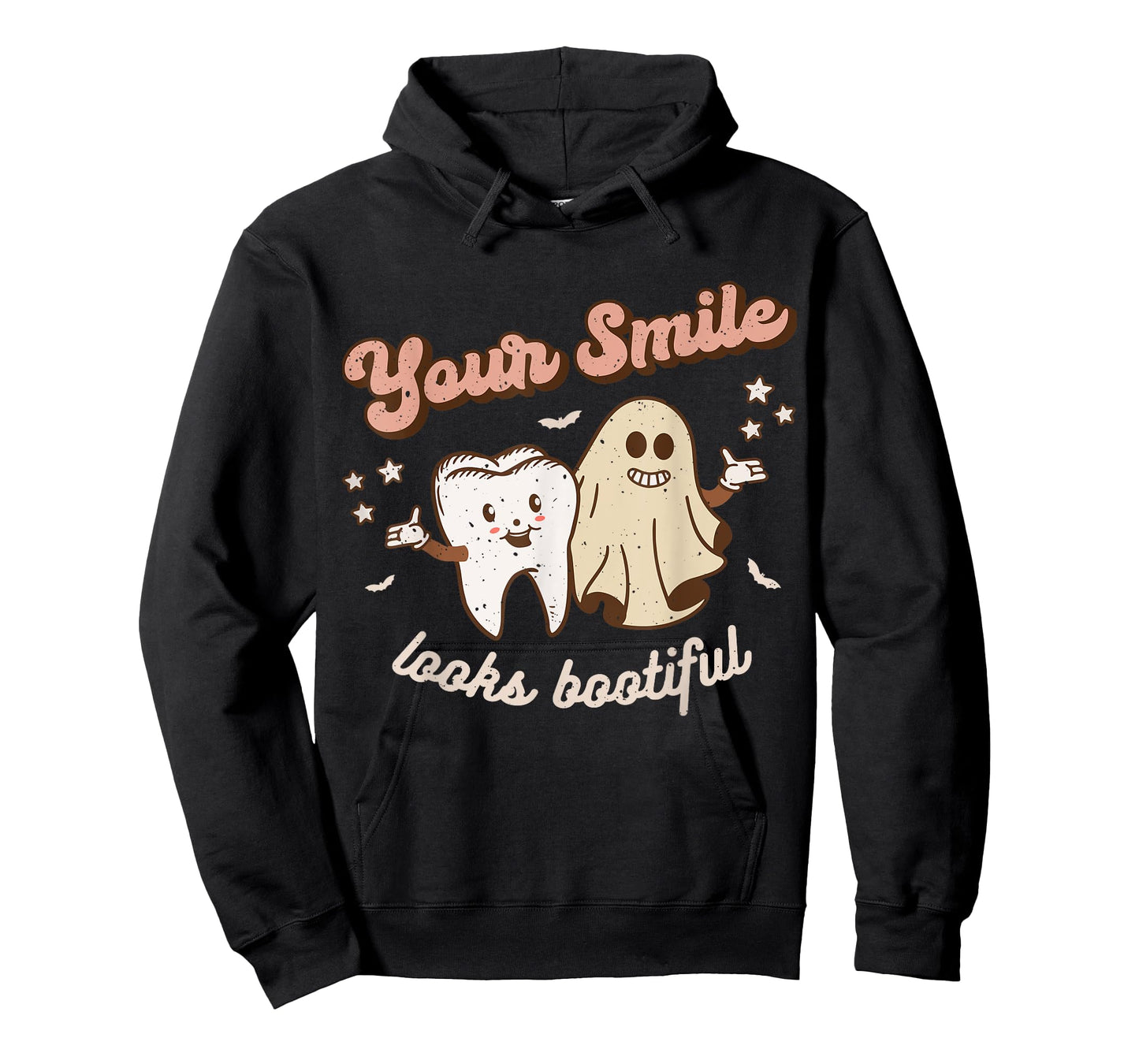 Your Smile Looks Bootiful Retro Dentist Halloween Tooth T-Shirt