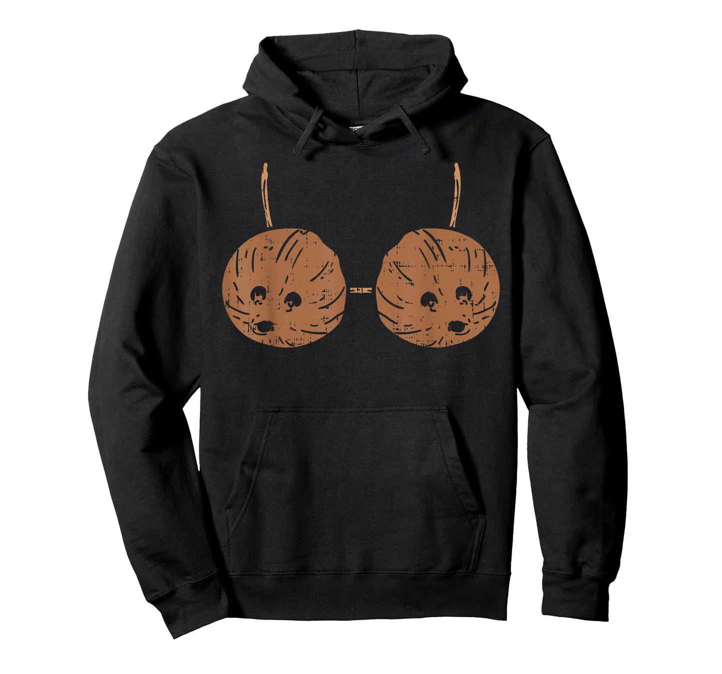 Coconut Bra Hawaiian Tiki Hula Party DIY Halloween Costume T-Shirt
