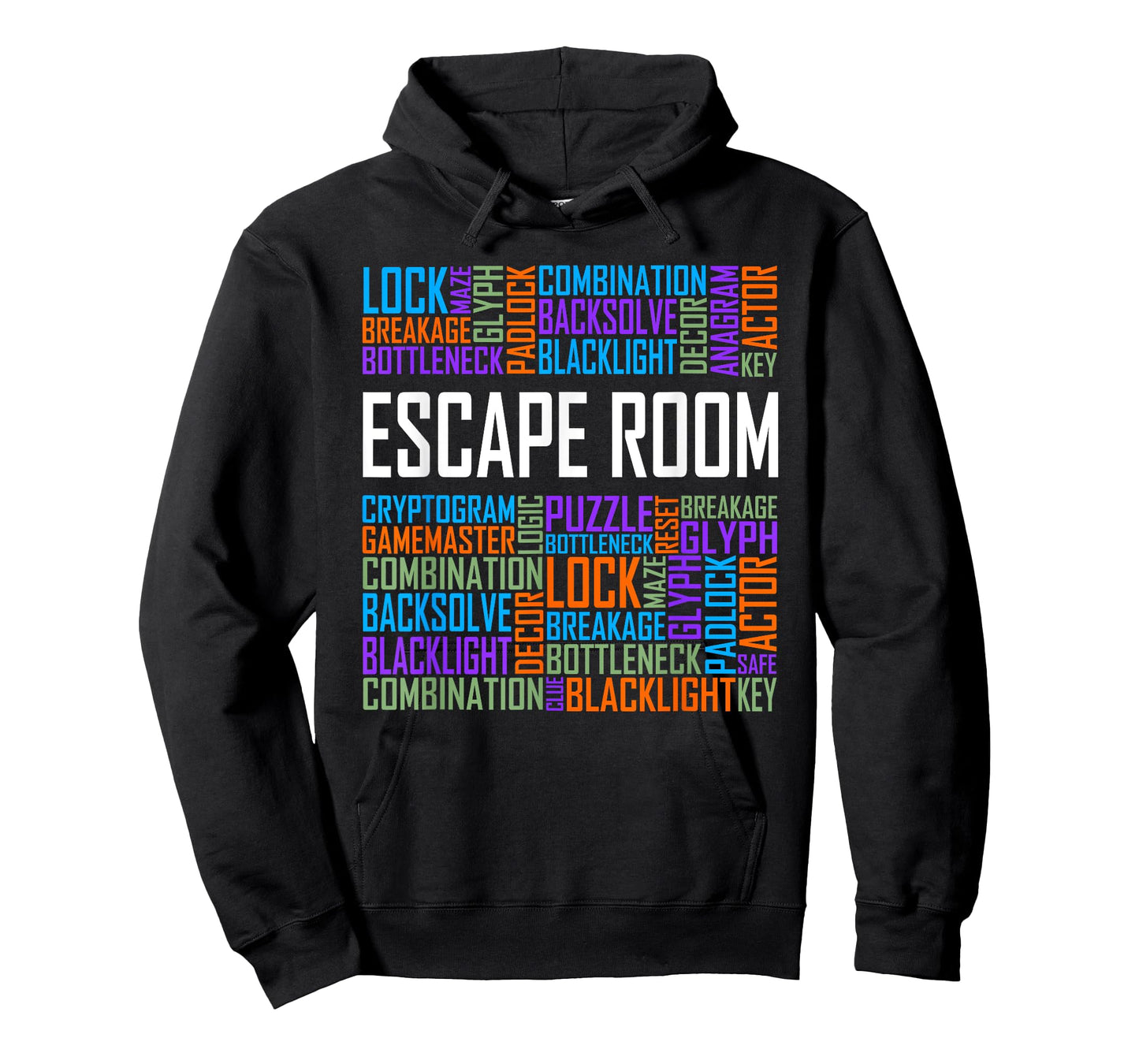 Escape Room Words Gift Locked Room Enthusiast Gifts T-Shirt