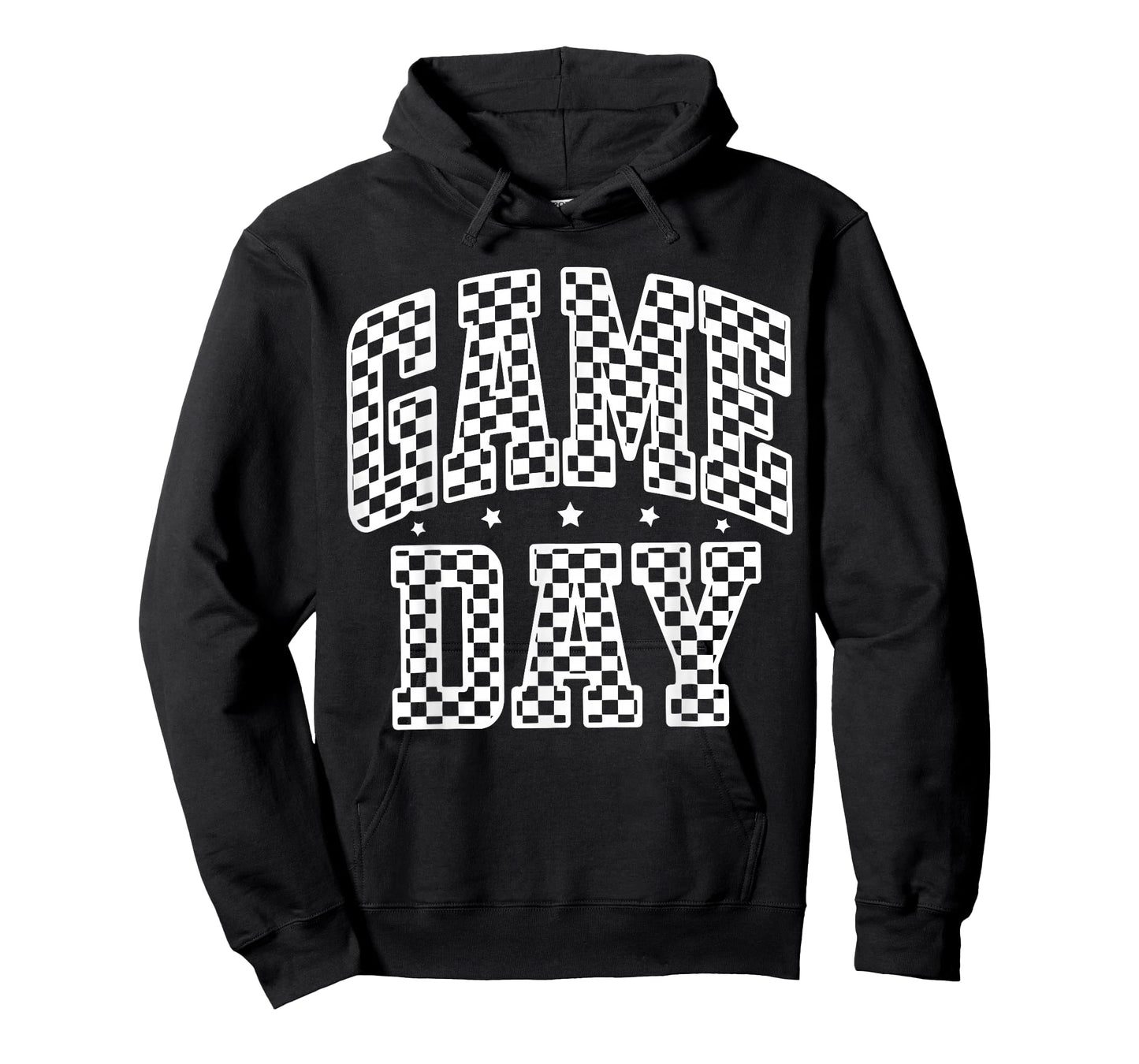 Game Day Checkered Touchdown American Football Thanksgiving T-Shirt