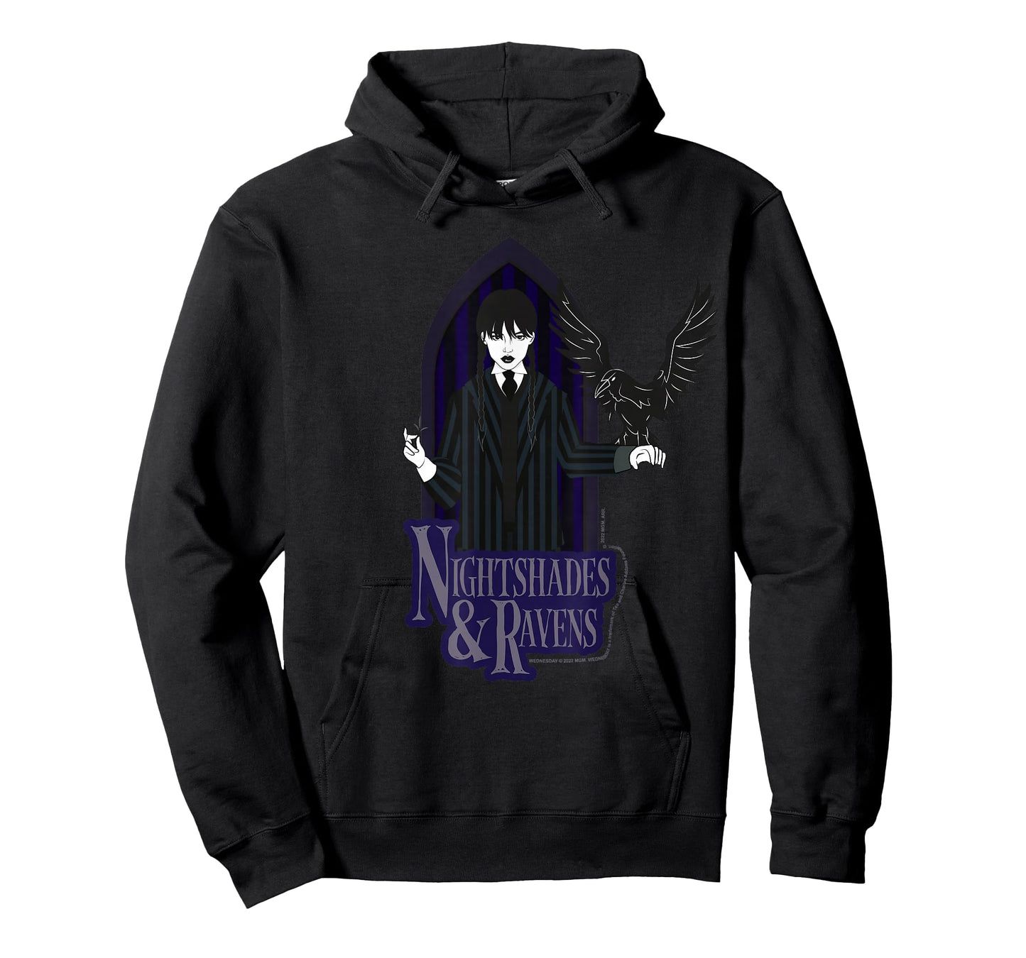 Wednesday Nightshade & Ravens Poster T-Shirt