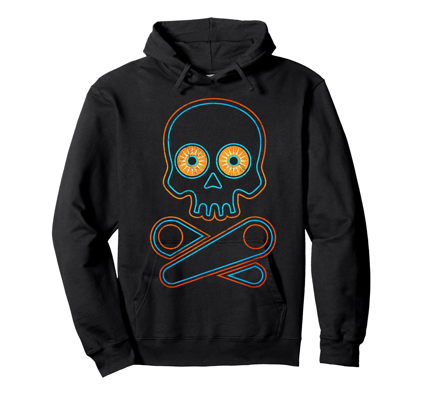 Classic Retro Pinball Design - Pinball Skull Halloween Gift T-Shirt