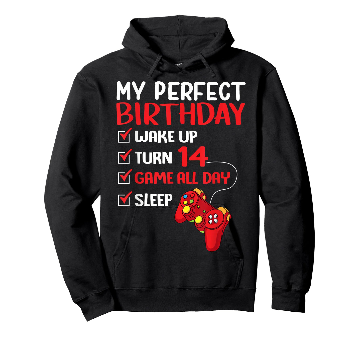 14. Perfect Birthday Player, the 14 Year Old T-Shirt