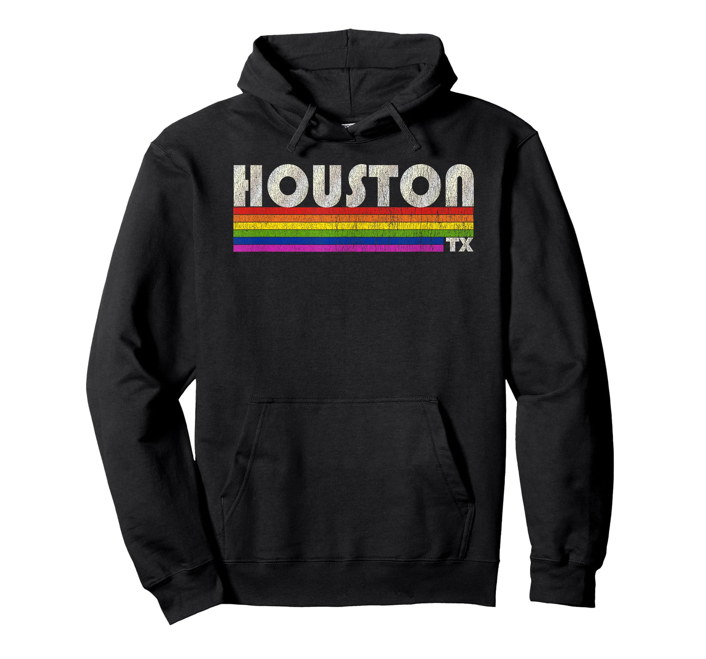 Vintage 80's Style Houston TX Gay Pride Month T-Shirt
