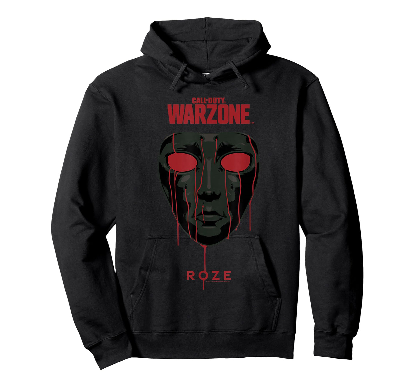 Call of Duty: Warzone Halloween Roze Dripping Blood Portrait T-Shirt