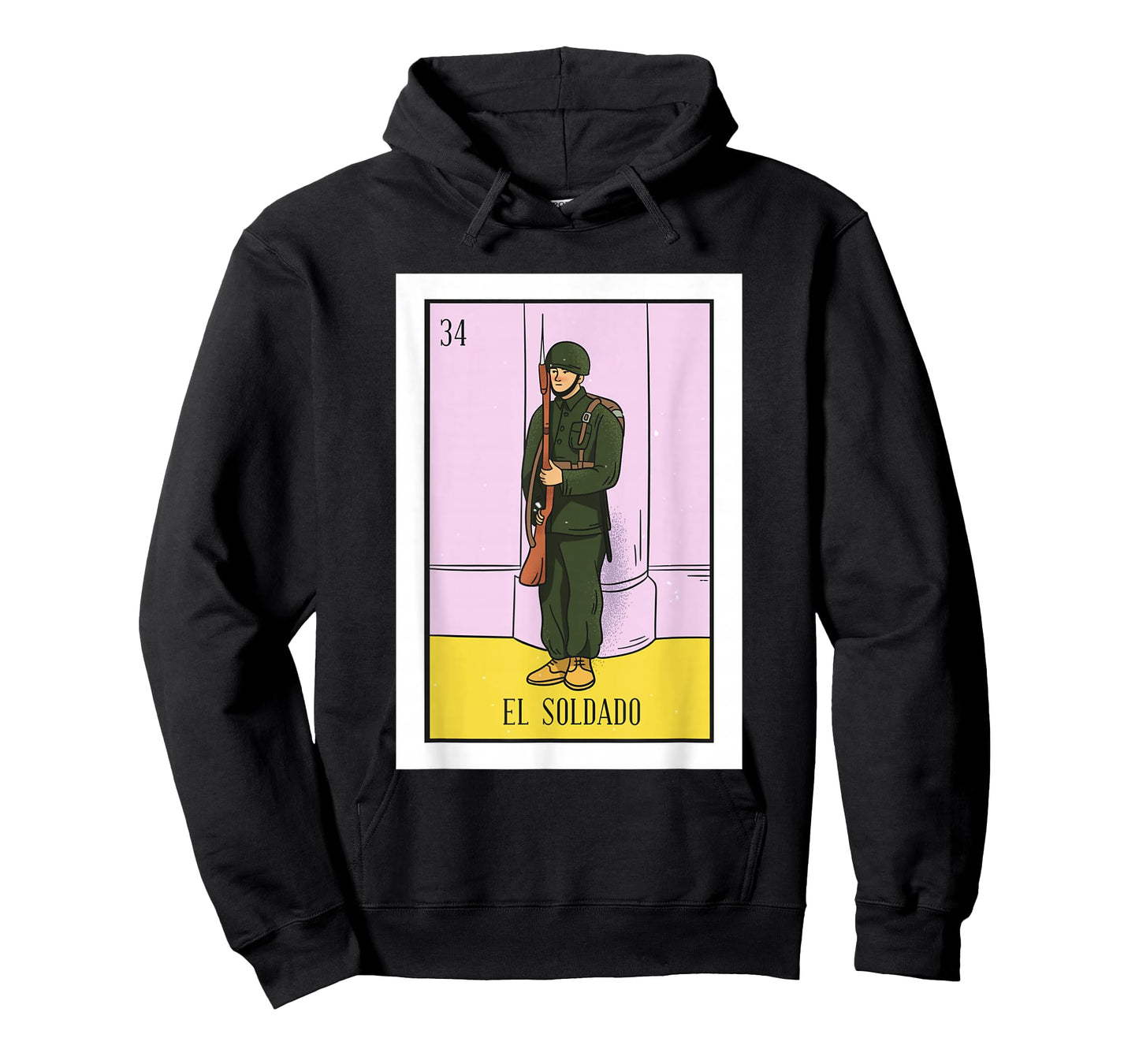 El Soldado Lottery Gift The Soldier Card Mexican Lottery T-Shirt