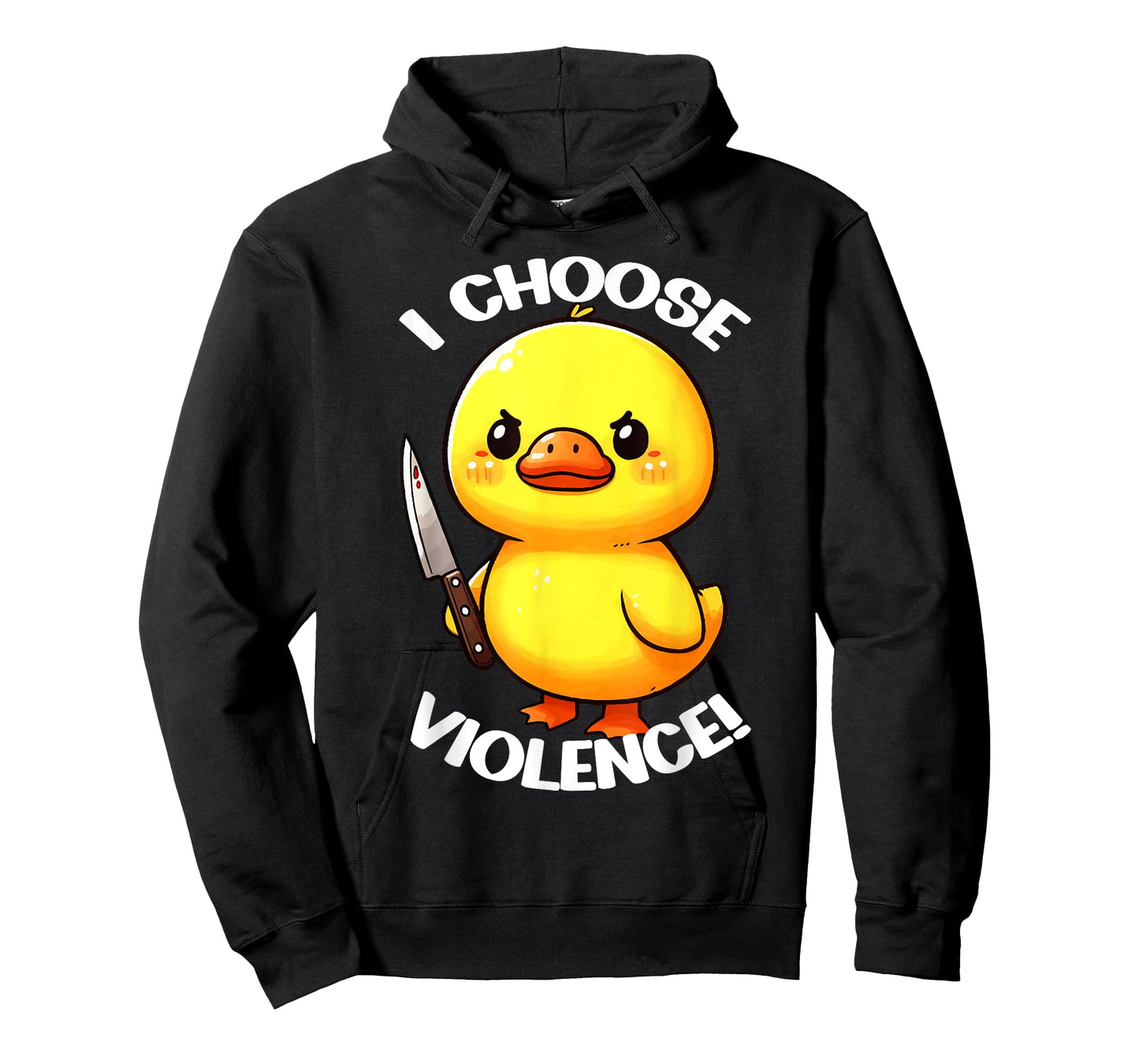 FUNNY I CHOOSE VIOLENCE DUCK T-Shirt