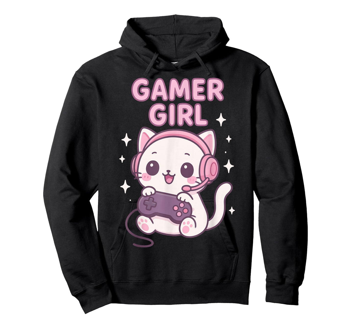 Gamer Girl Cat T-Shirt