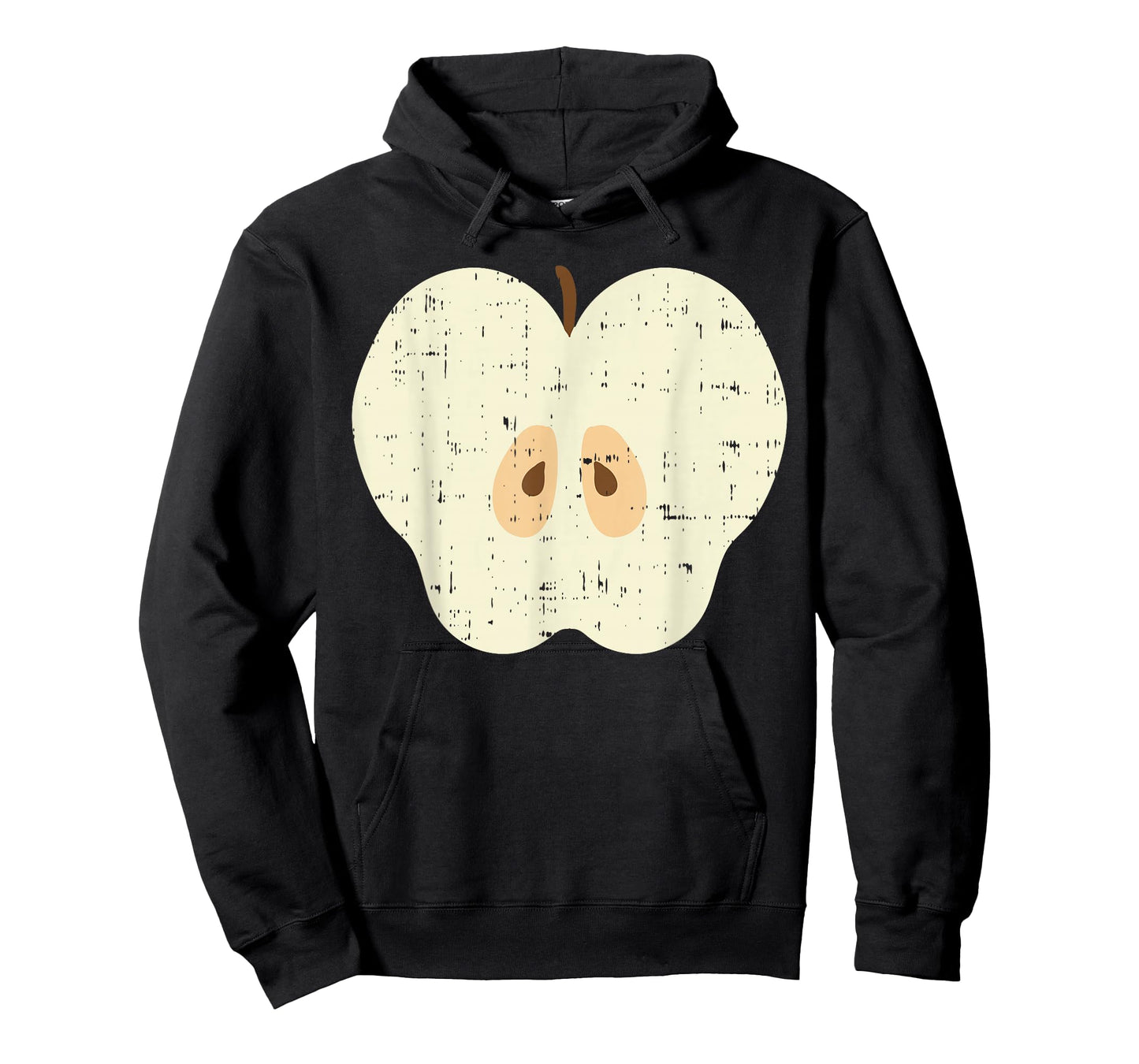 Apple Slice Funny Fruit Food Lazy DIY Easy Halloween Costume T-Shirt