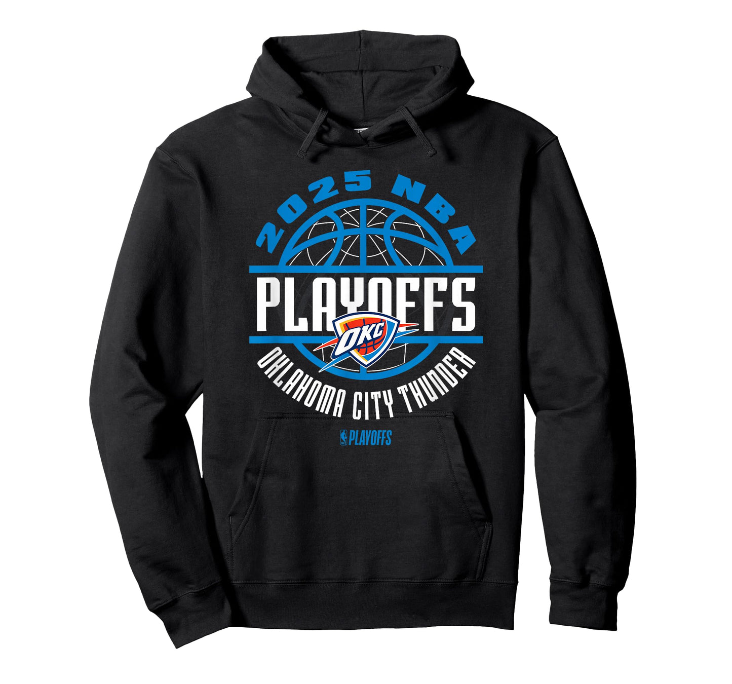 NBA Official Oklahoma City Thunder 2025 Playoffs Game Time T-Shirt