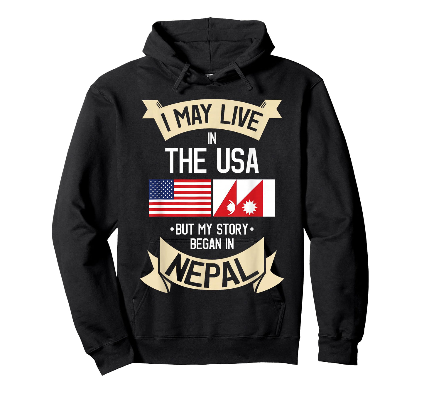 Nepal American Flag USA Nepali Roots Gifts T-Shirt
