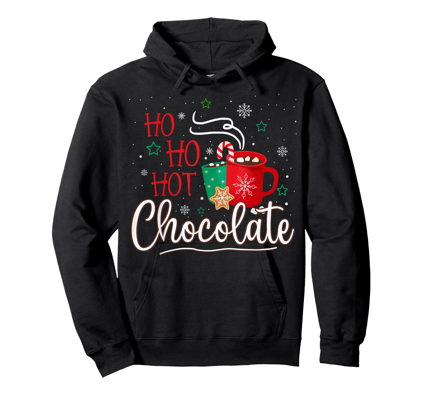 Christmas Mugs Cocoa Lover Ho Ho Hot Chocolate Ugly Sweater T-Shirt