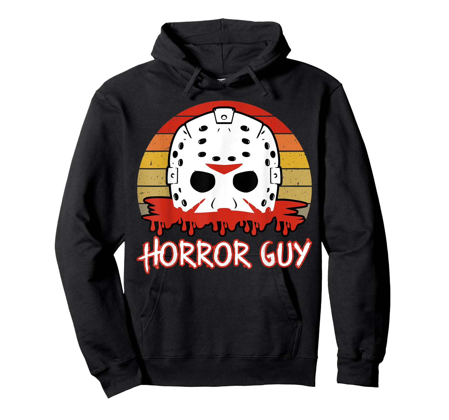 Mens Horror Guy 80s Horror Slasher Movie Fan Halloween T-Shirt