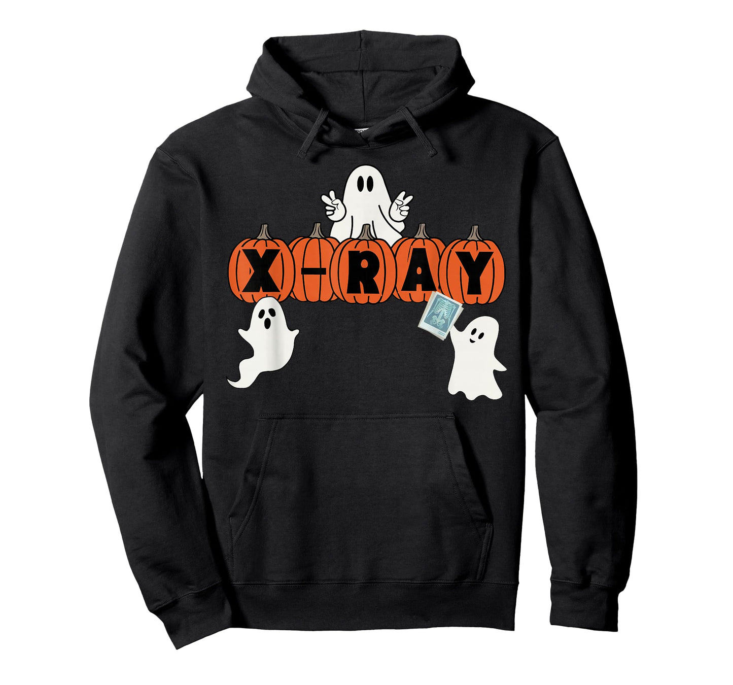 Funny X-Ray Tech Halloween Pumpkins Ghost Radiology Tech T-Shirt