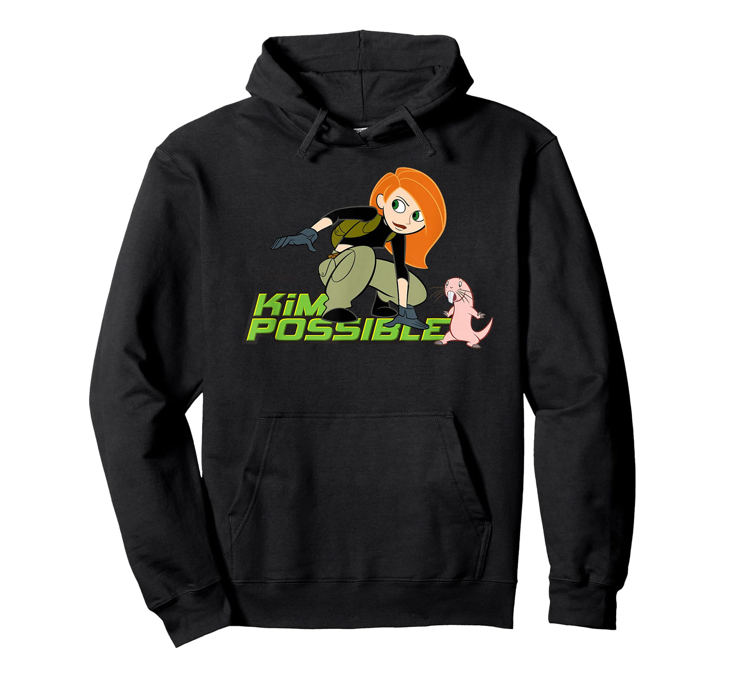 Disney Kim Possible and Rufus Animated Series Logo T-Shirt