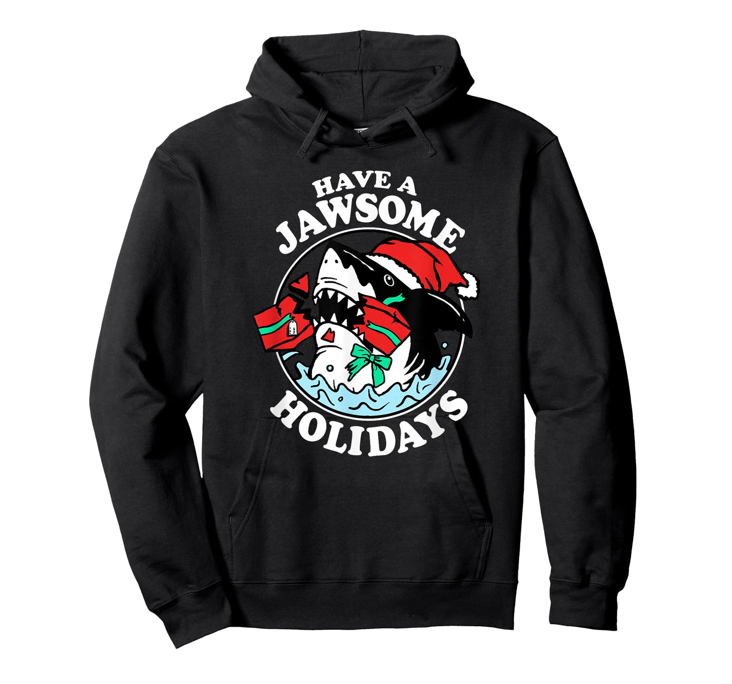 Trendy Christmas Have A Jawsome Holidays Christmas Shark T-Shirt