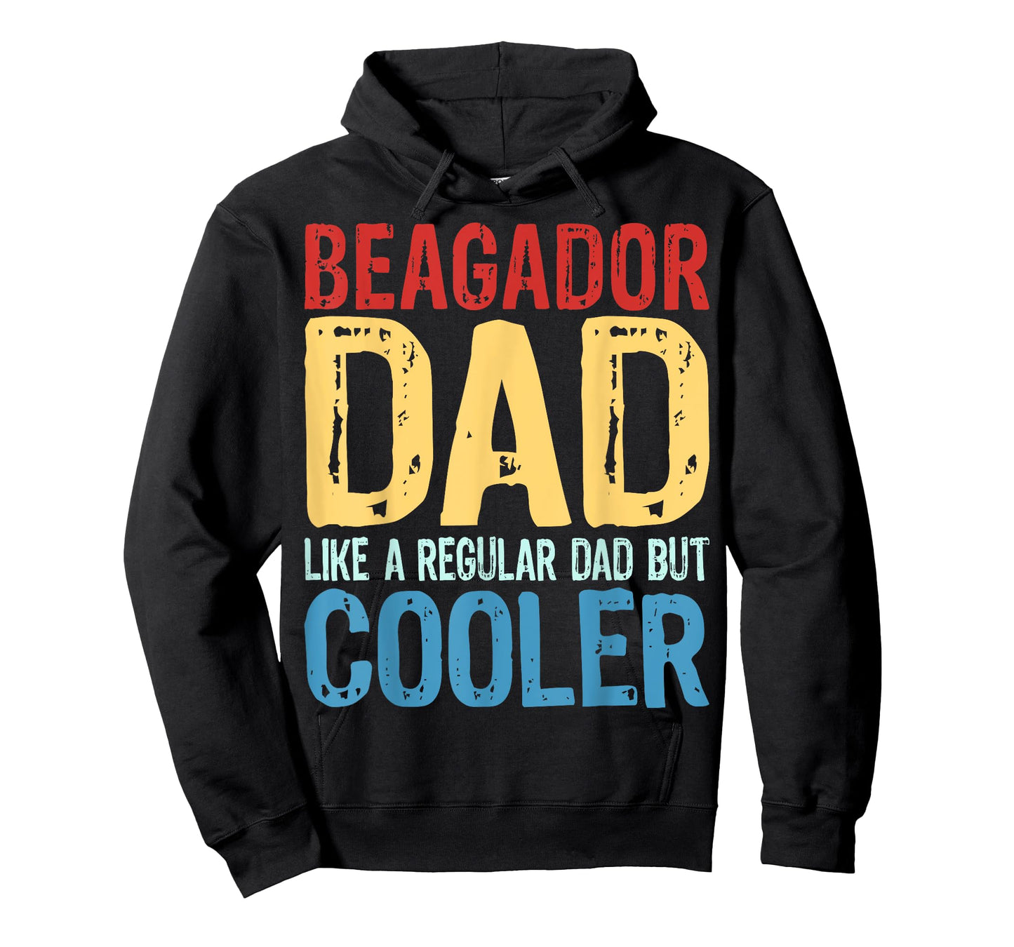 Mens Beagador Dad - Like a Regular Dad but Cooler T-Shirt