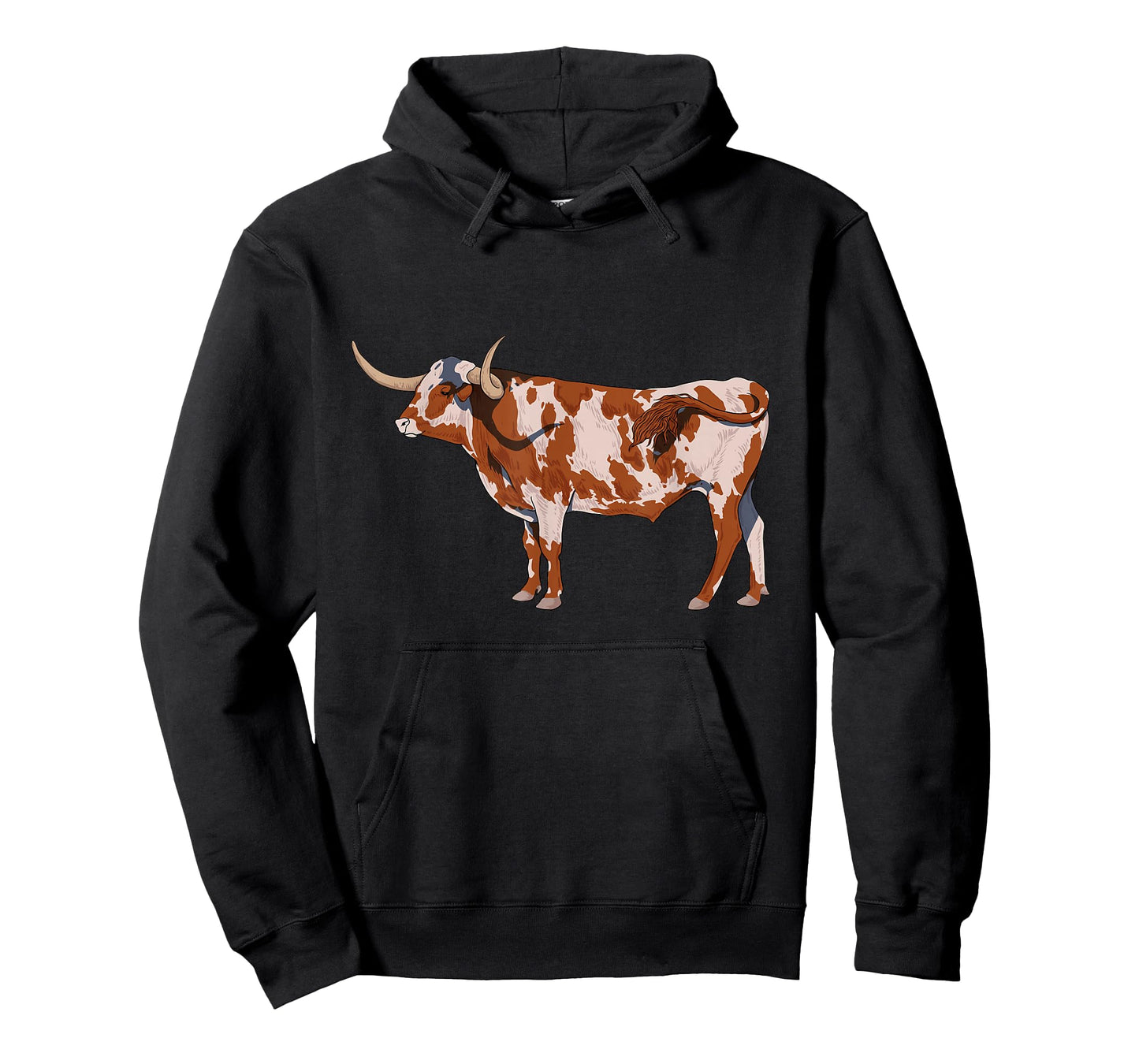 Drawing of a Longhorn Beef T-Shirt