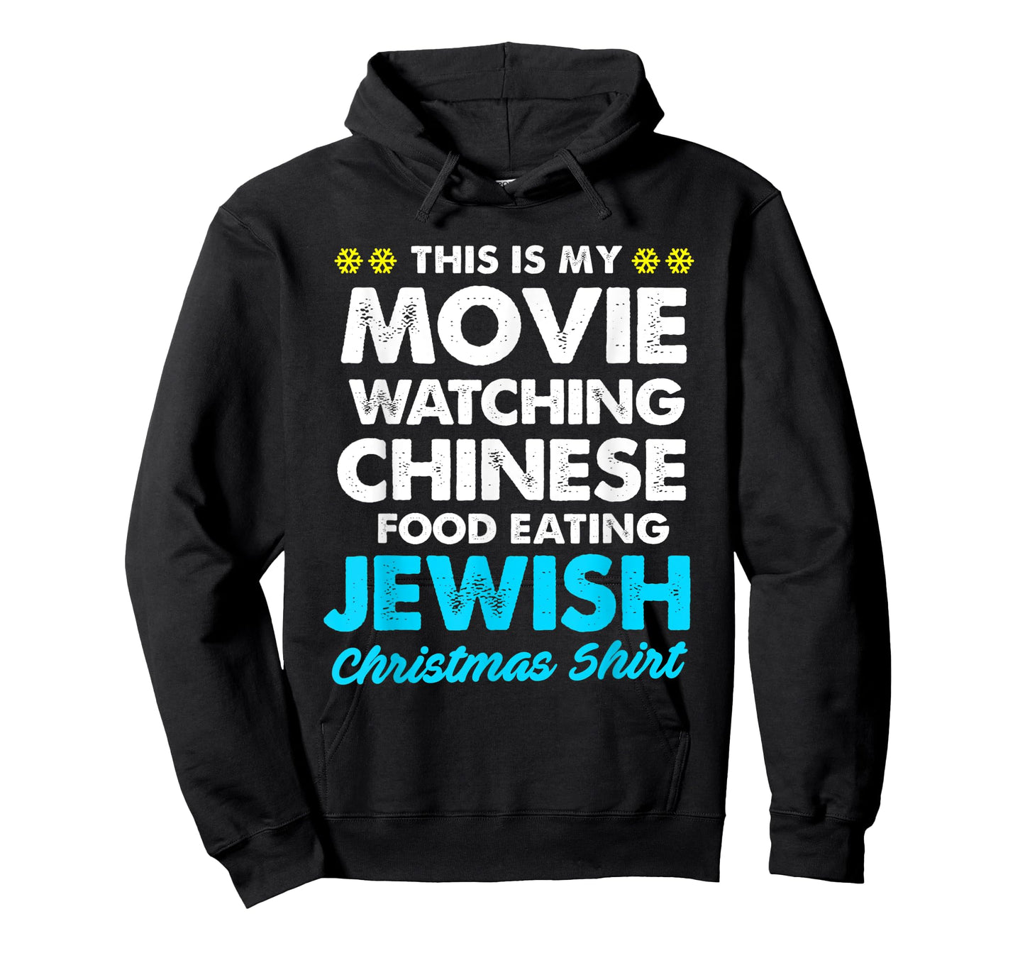 Funny Hanukkah This Is My Christmas Movie Watching T-Shirt