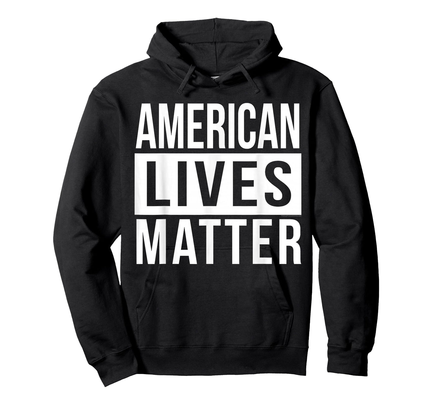 American Lives Matter Conservative Black and White Quote T-Shirt