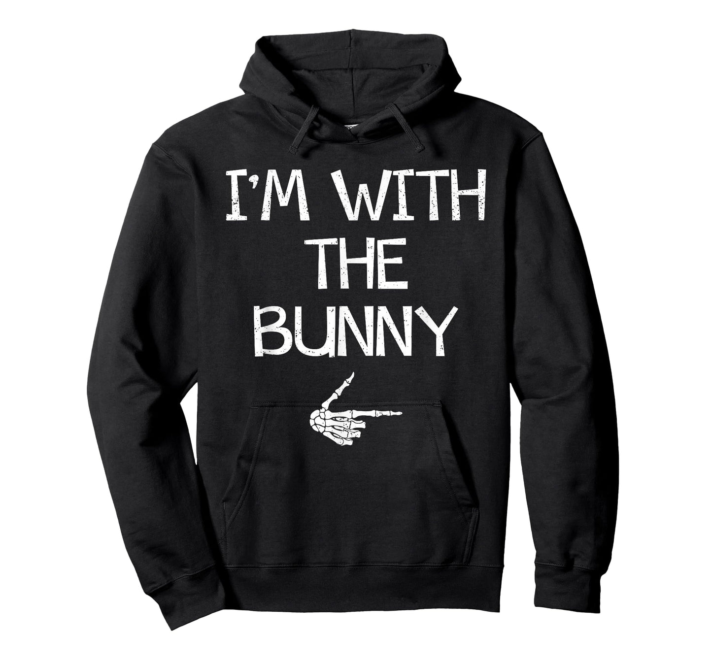 I'm With The Bunny Funny Halloween Costume Couples Matching T-Shirt