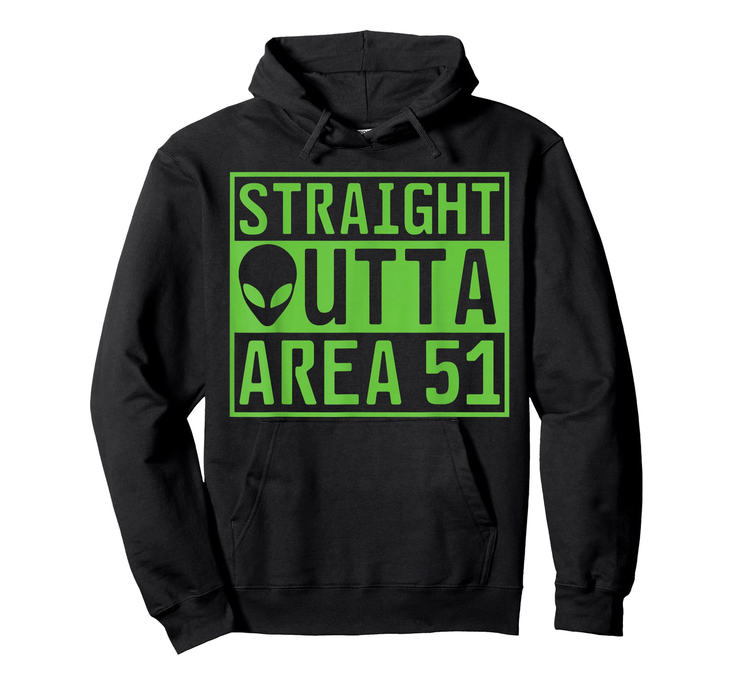 Straight Outta Area 51 Alien UFO Hunting T-Shirt