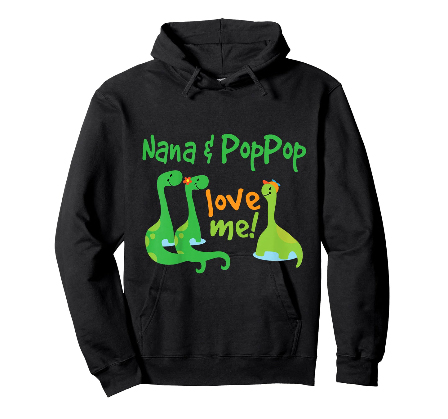 Kids Nana and PopPop Love Me Grandson Dinosaur T-Shirt