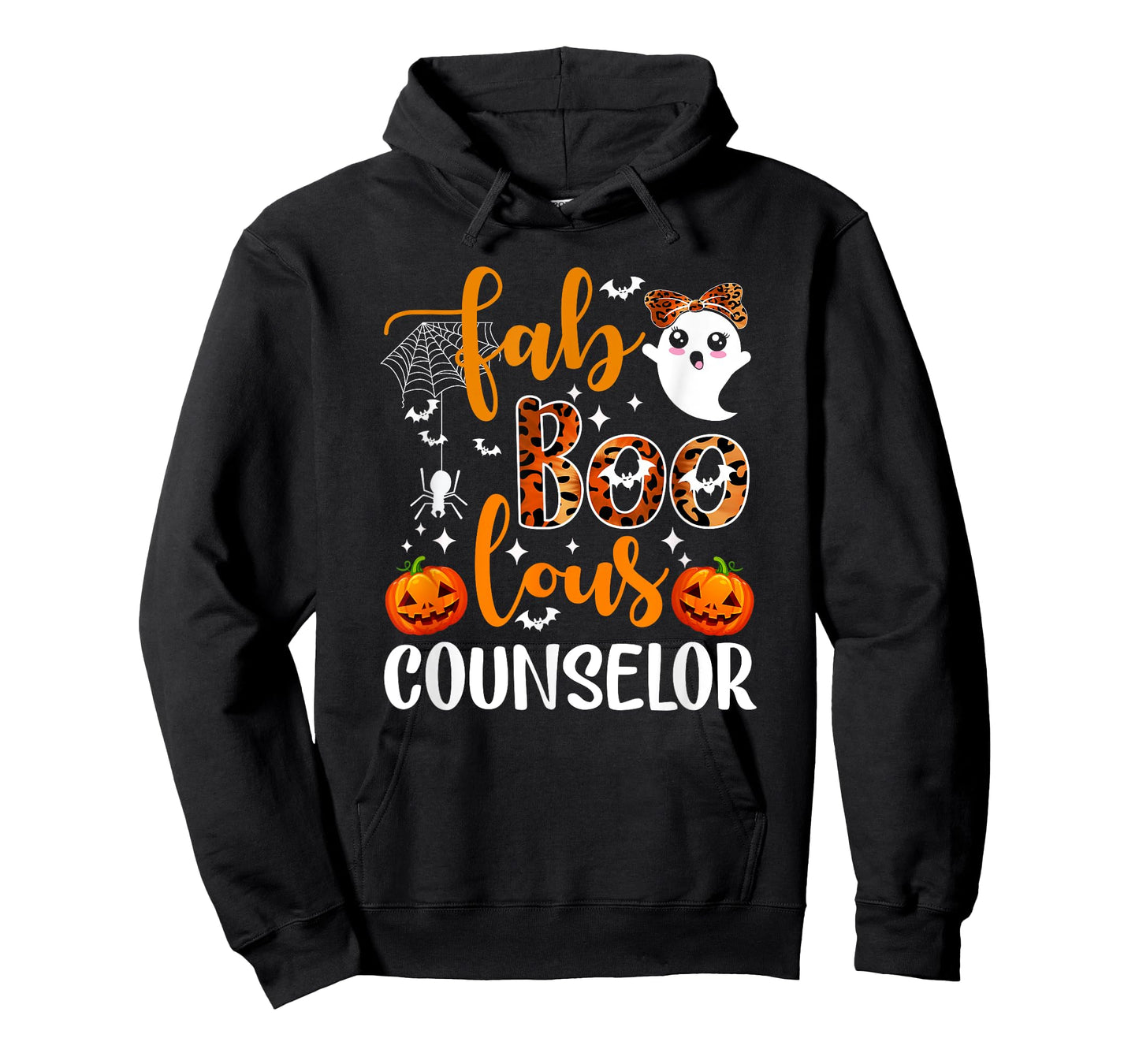 Cute Ghost Faboolous Counselor Funny Counselor Halloween T-Shirt