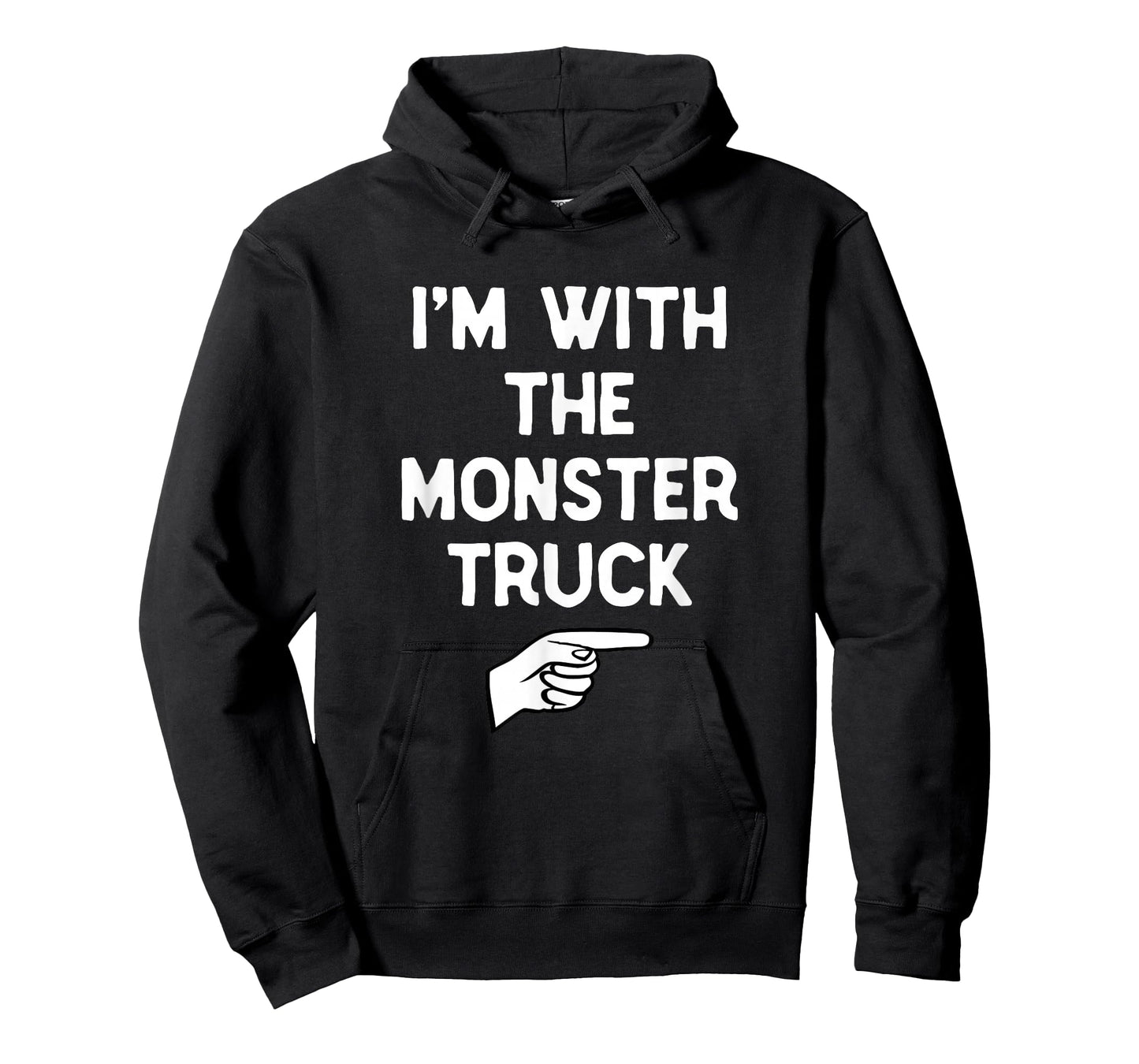 I’m With The Monster Truck Funny Halloween Matching Costume T-Shirt