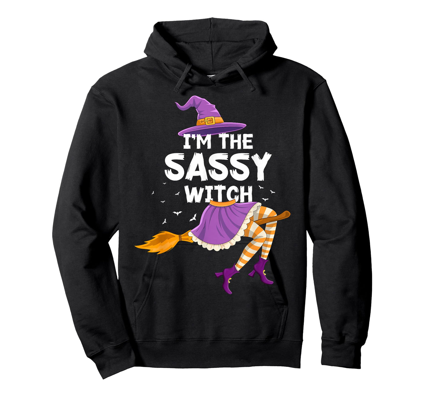 Matching Family I'm The Sassy Witch Halloween Girls Women T-Shirt