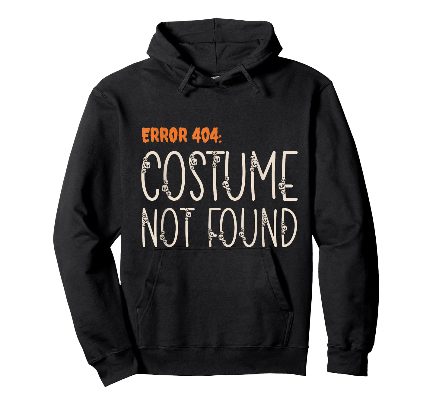 Error 404 Costume Not Found Outfit Funny Lazy Halloween T-Shirt