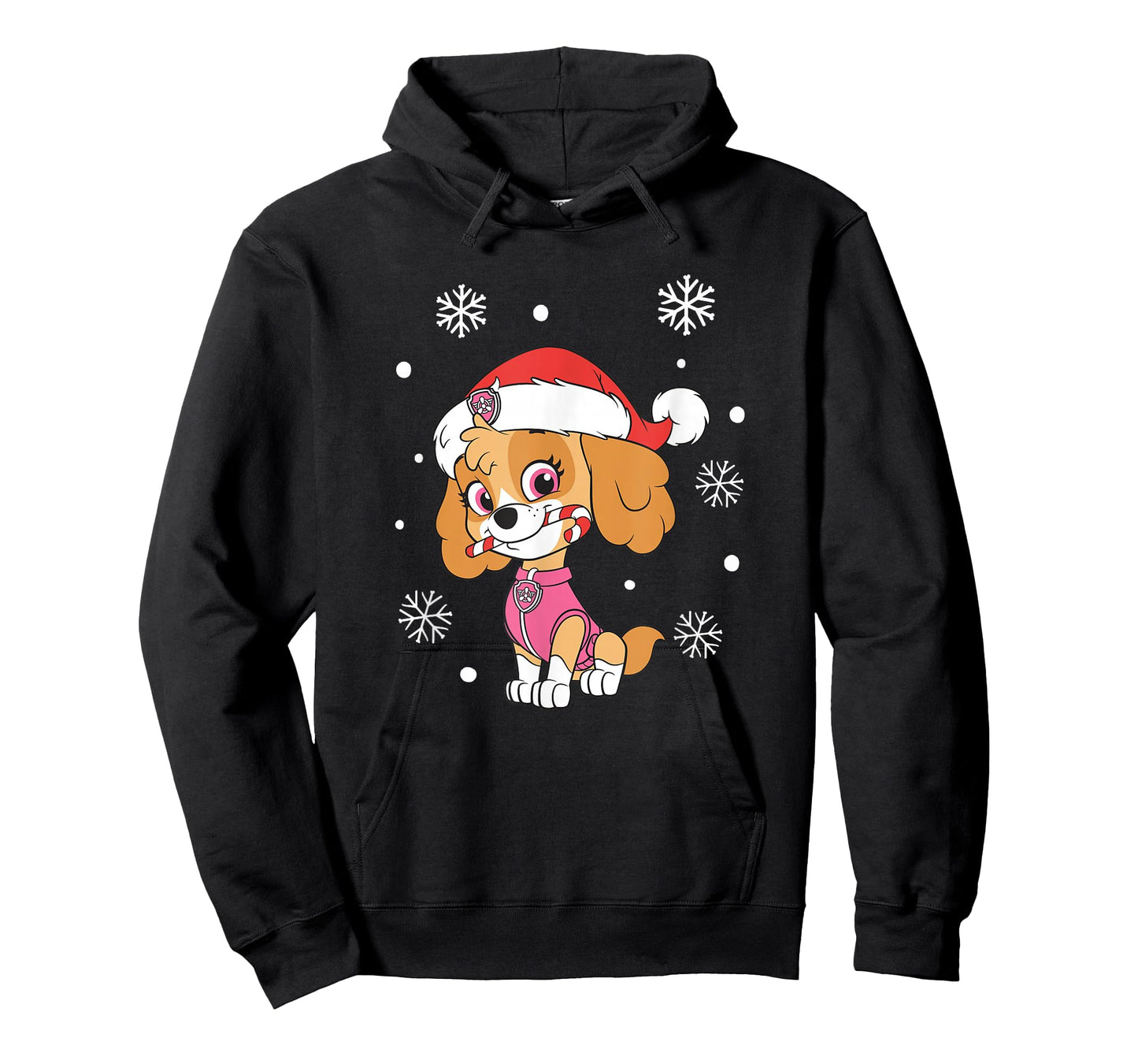 Paw Patrol Skye Christmas Hat and Candy Cane T-Shirt
