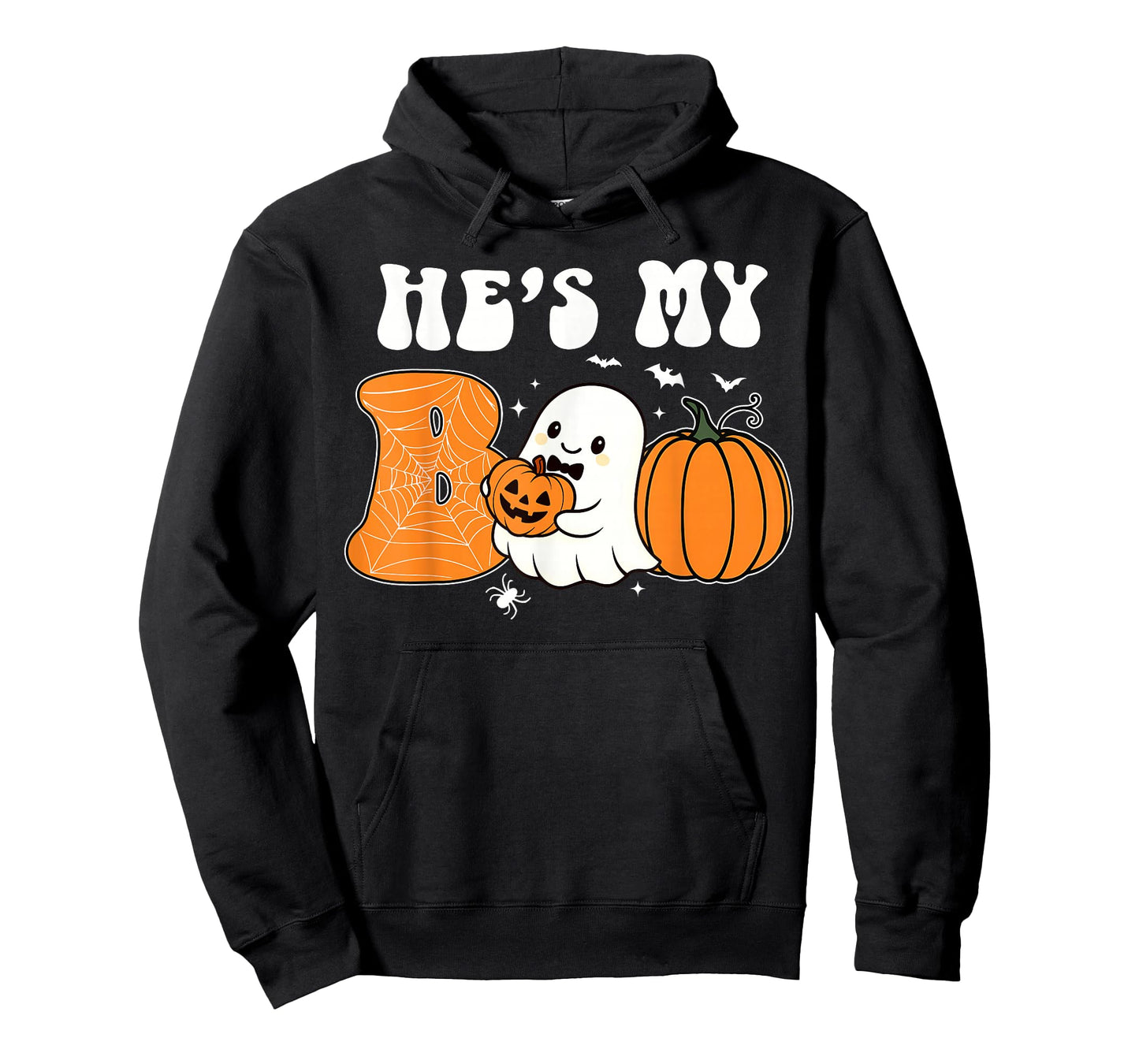 He's My Boo Funny Matching Halloween Couples She's My Boo T-Shirt