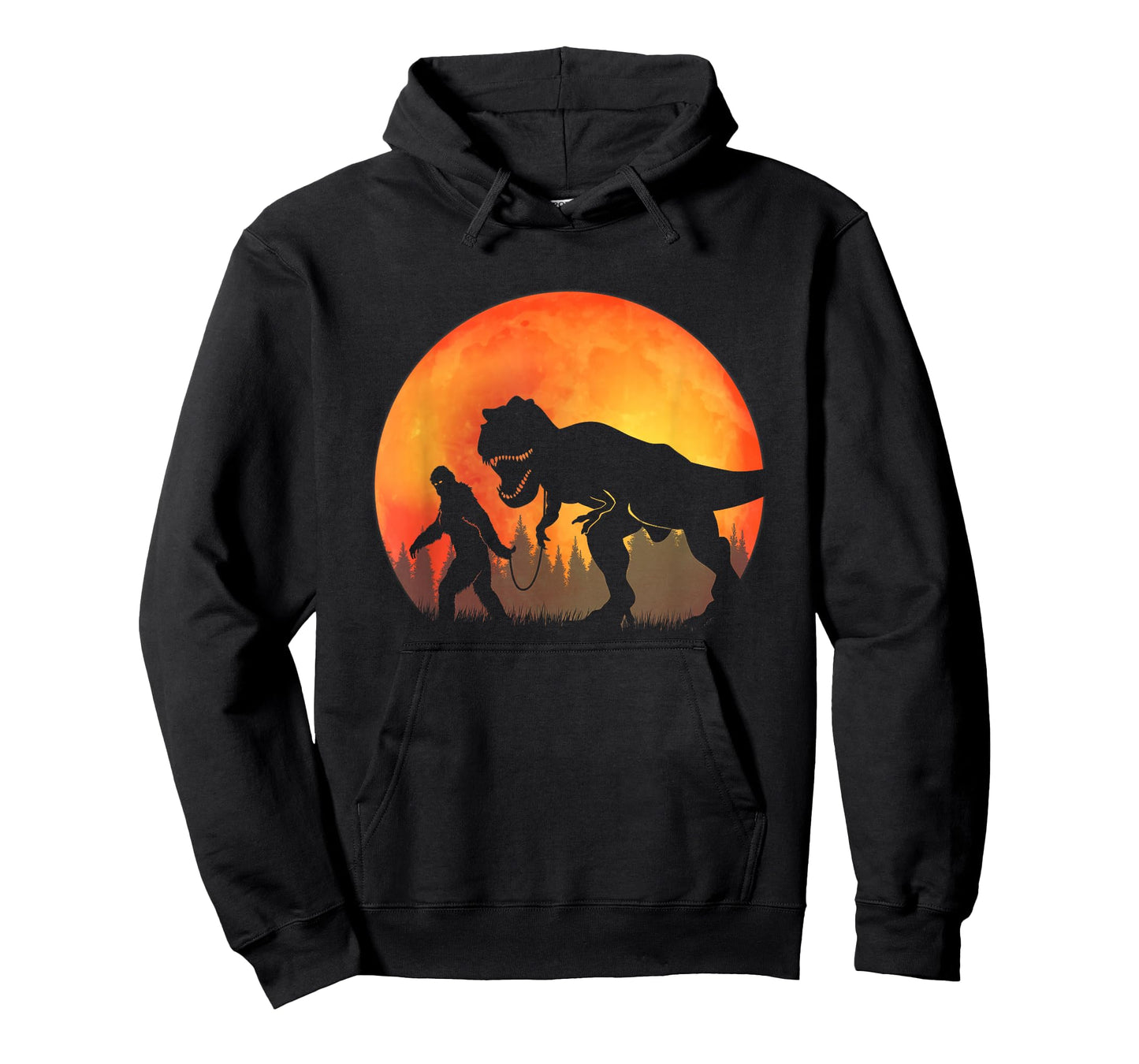 Bigfoot Dinosaur - Bigfoot and TRex T-Shirt