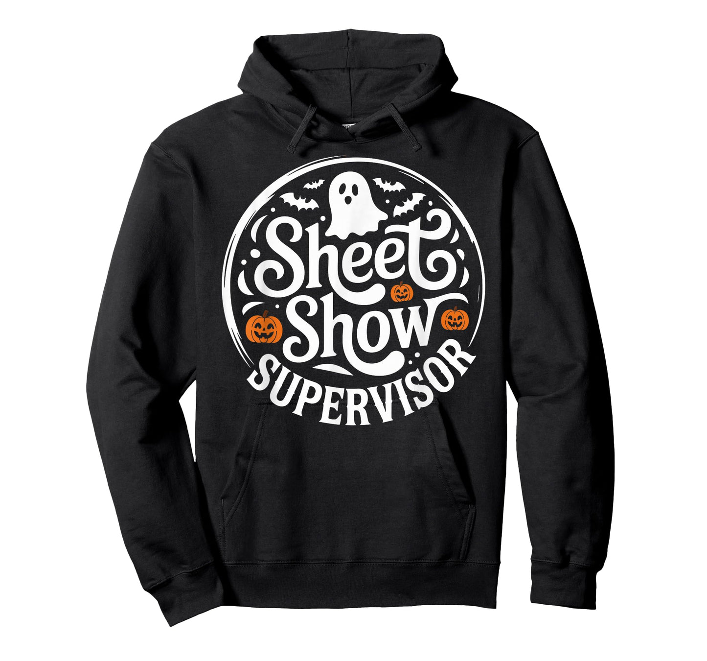 Sheet Show Supervisor Halloween Ghost T-Shirt