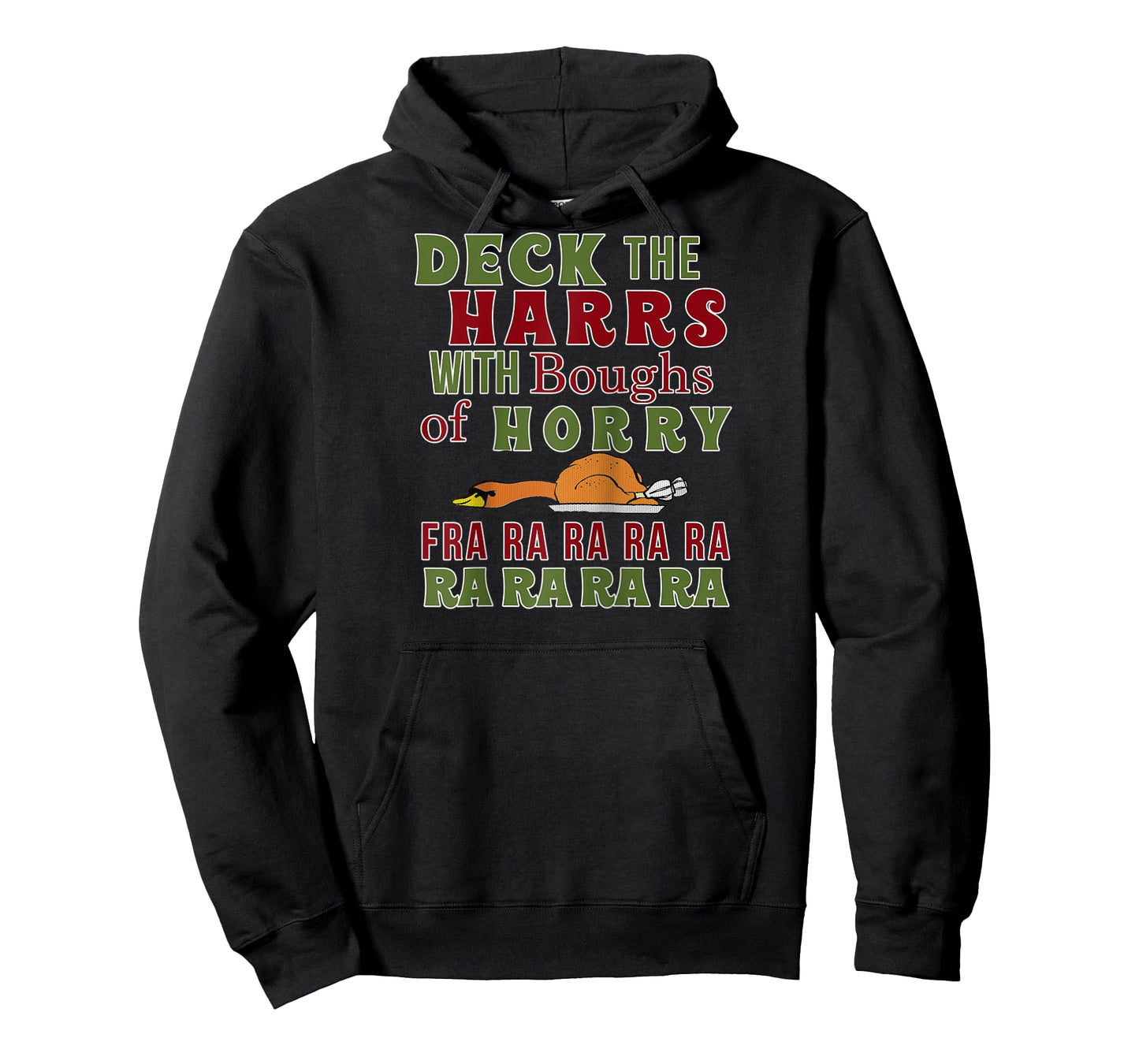 Funny Christmas Funny Deck The harrs Fra Ra Ra Raglan Baseball Tee