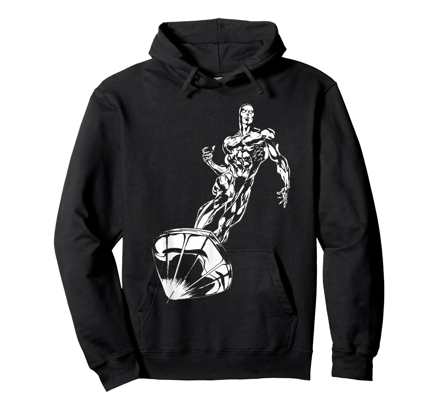 Marvel Comics Retro Classic Silver Surfer Full Body Portrait T-Shirt