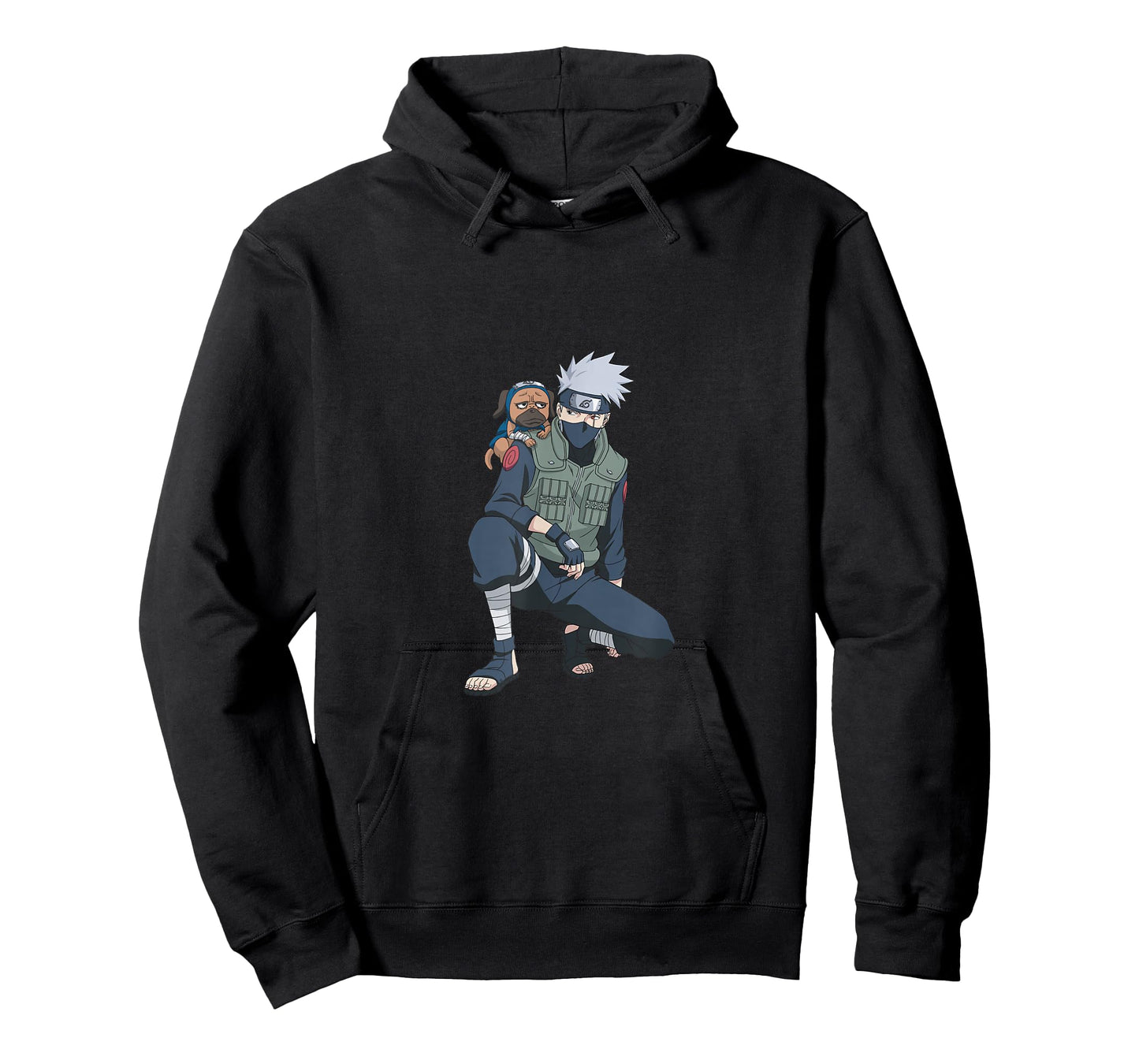 Naruto Shippuden Kakashi & Pakkun T-Shirt Small