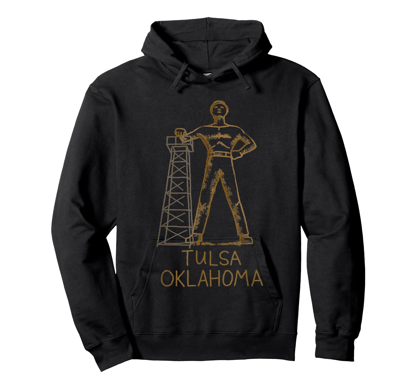Tulsa Golden Driller Oklahoma T shirt Tshirt tee T-Shirt