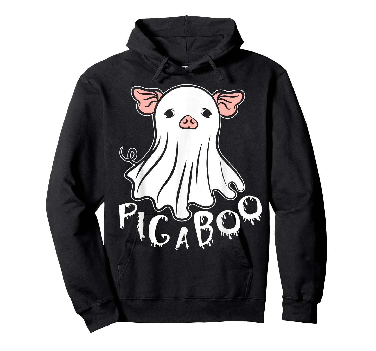 Ghost Pig Costume Pig A Boo Farmer Animal Halloween Costume T-Shirt