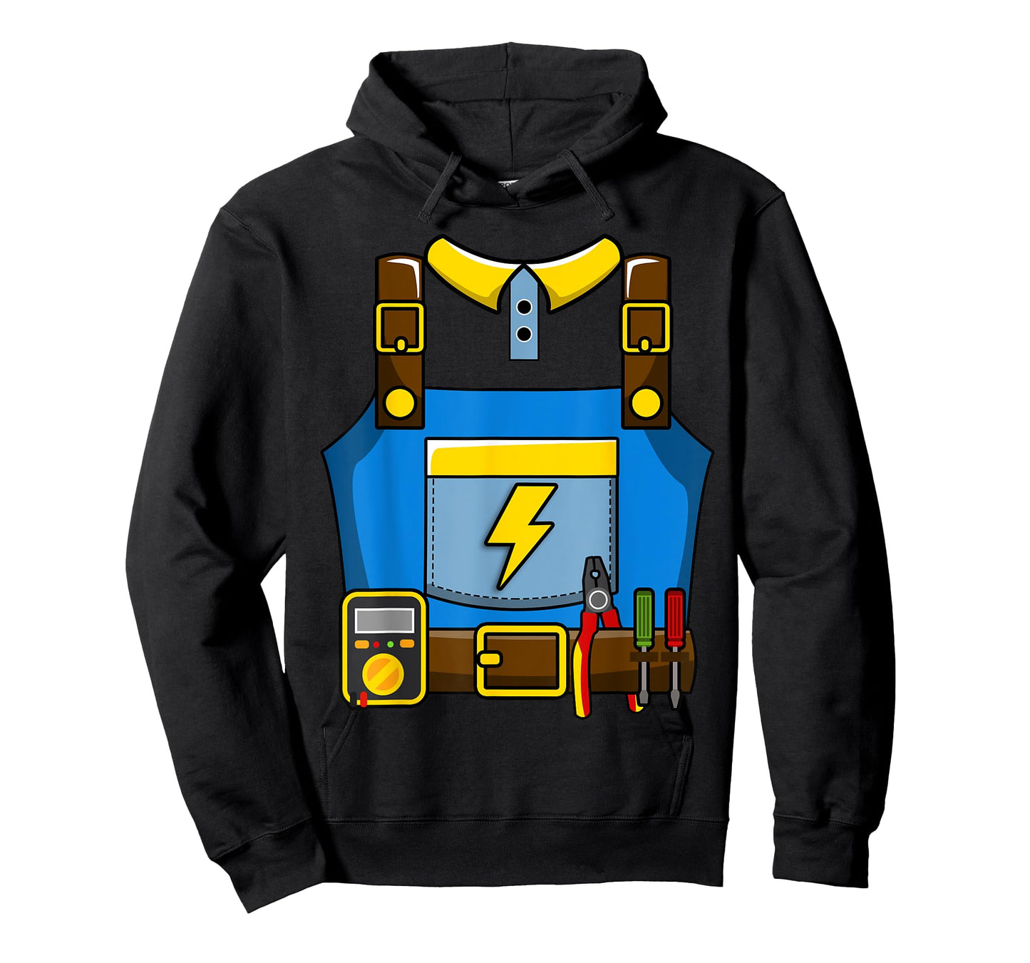 Adult Kid Halloween Lineman Electrician Costume T-Shirt