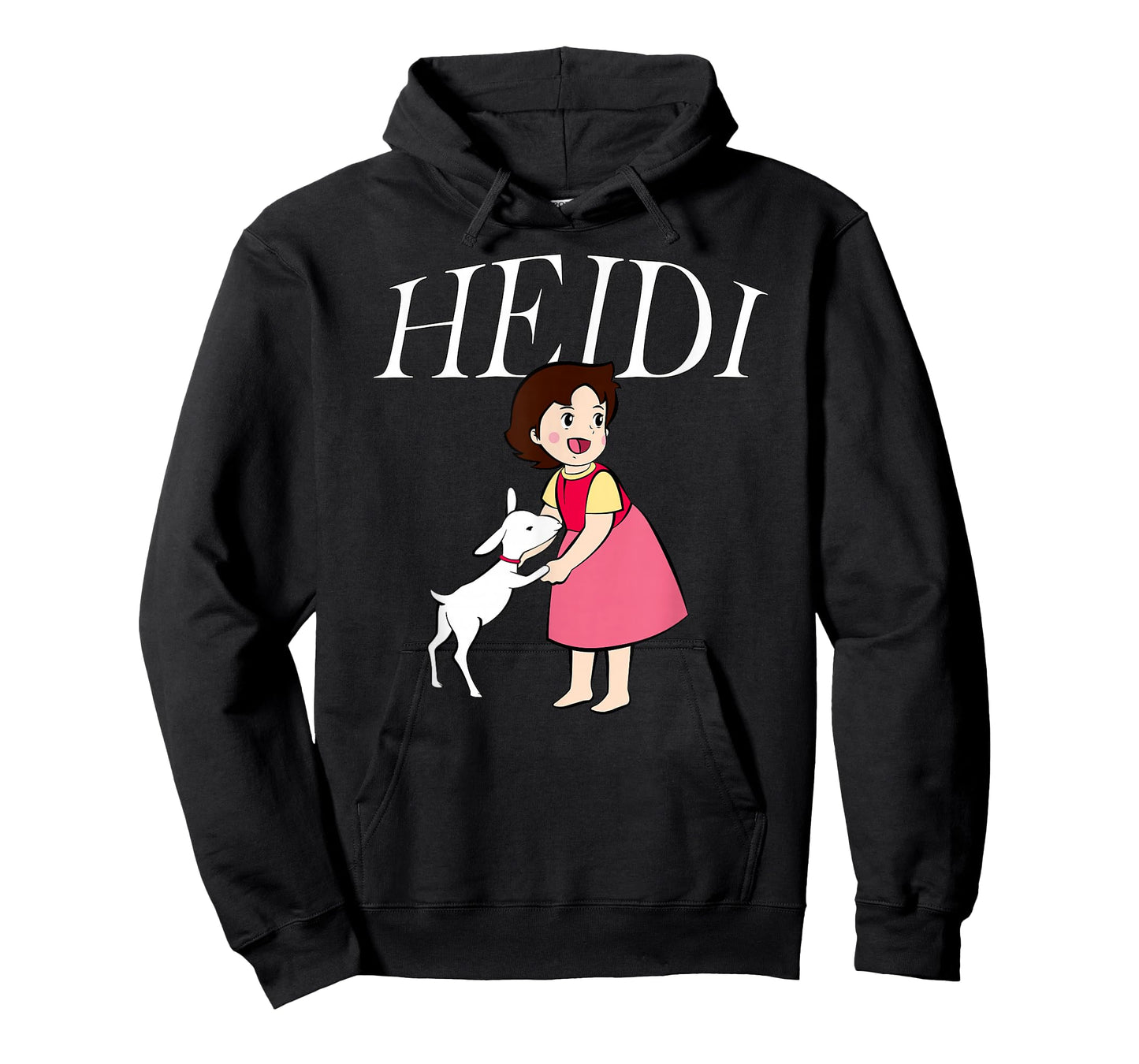 Heidi with Goat Cute Cartoon TV Series with Logo T-Shirt