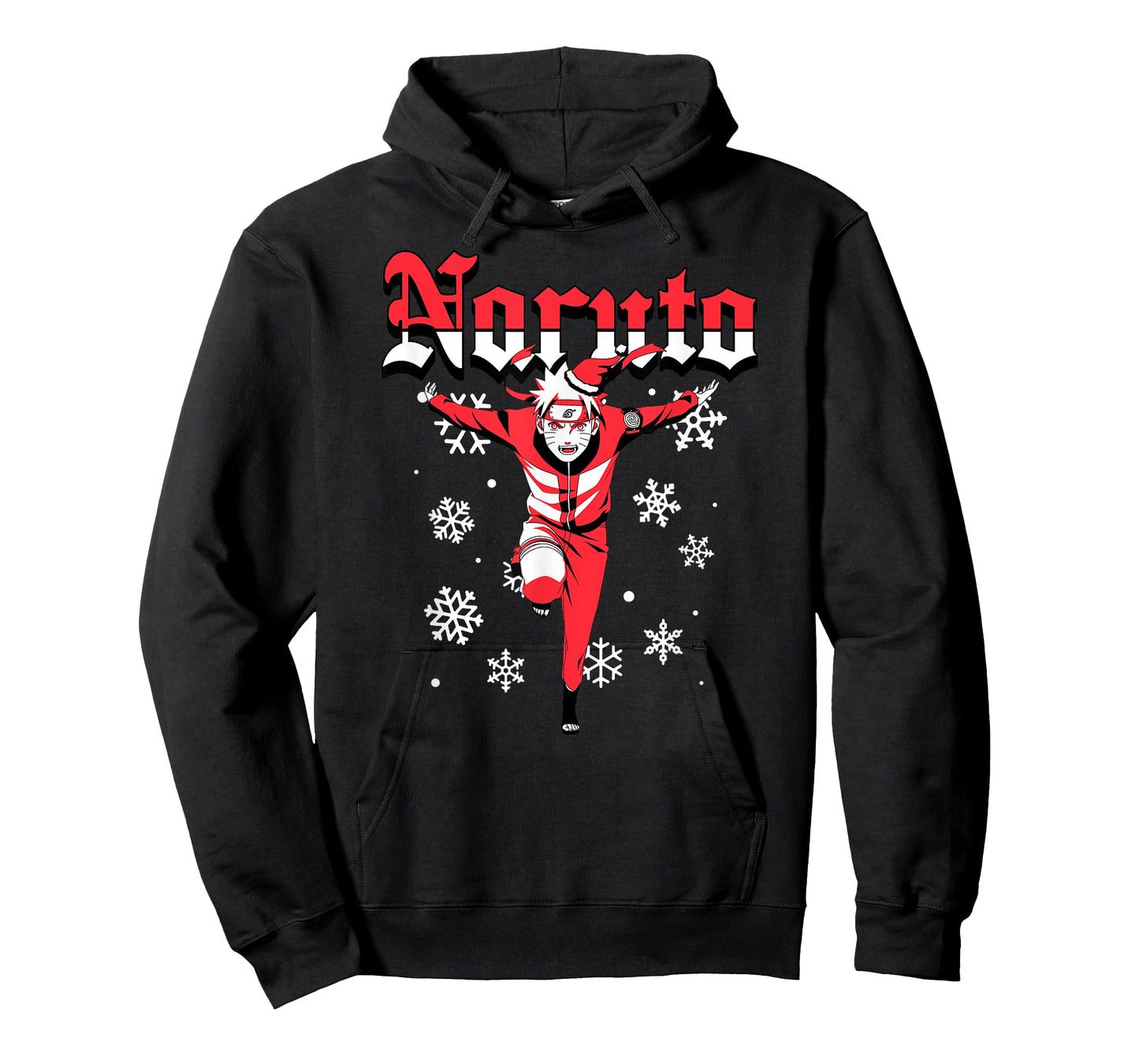 Naruto Shippuden Naruto Christmas Ninja Snowflakes Anime T-Shirt