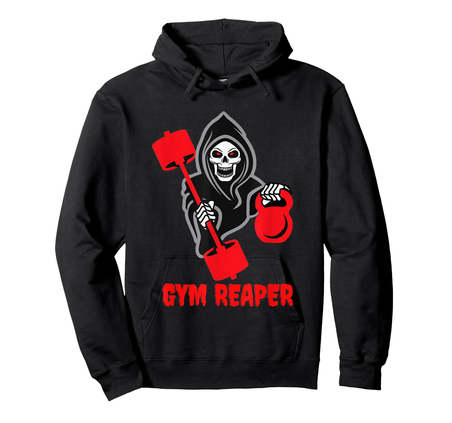 Gym Reaper Funny Halloween Workout T-Shirt