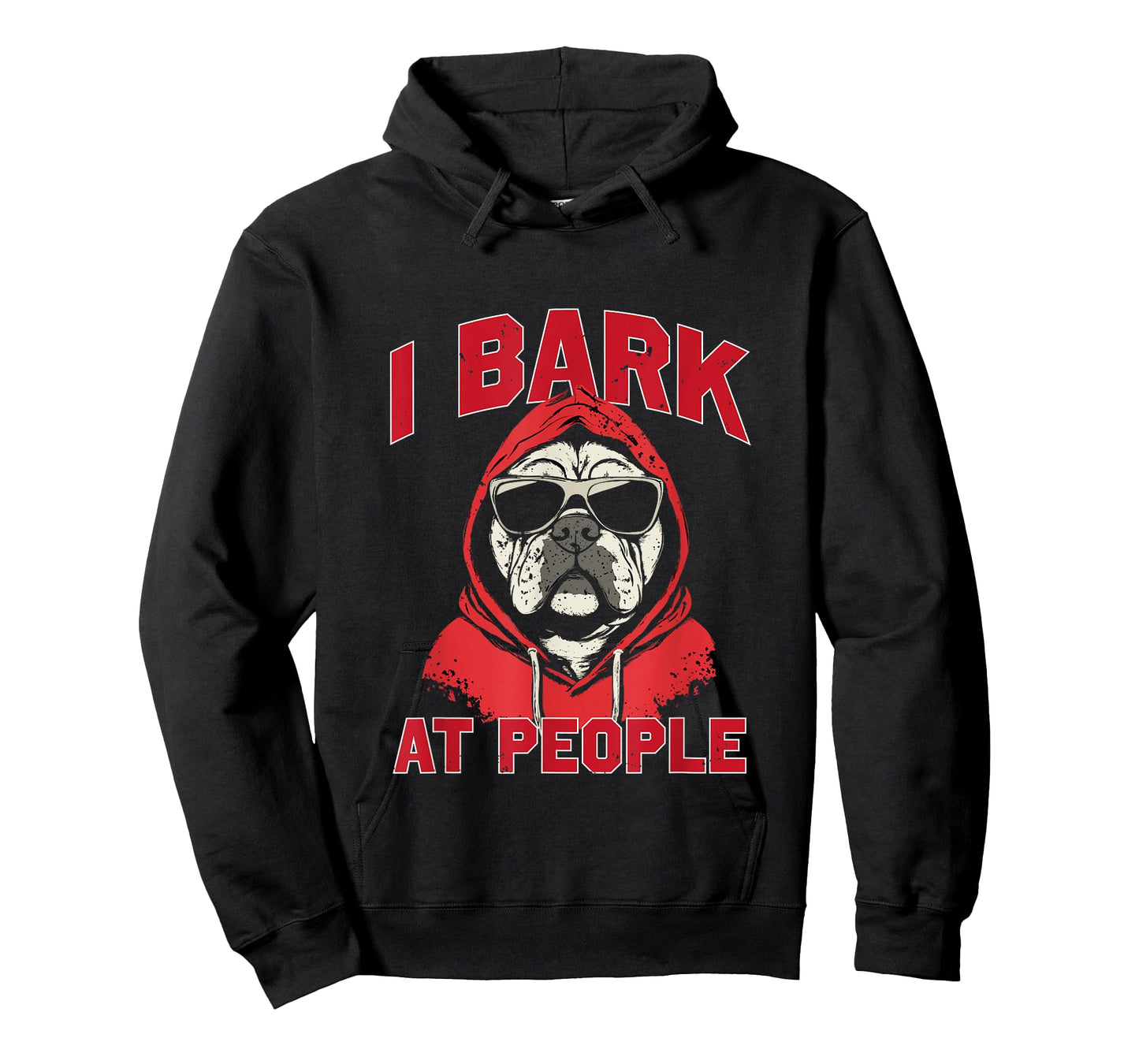I Bark At People Tee - Funny Georgia Fan Merch T-Shirt