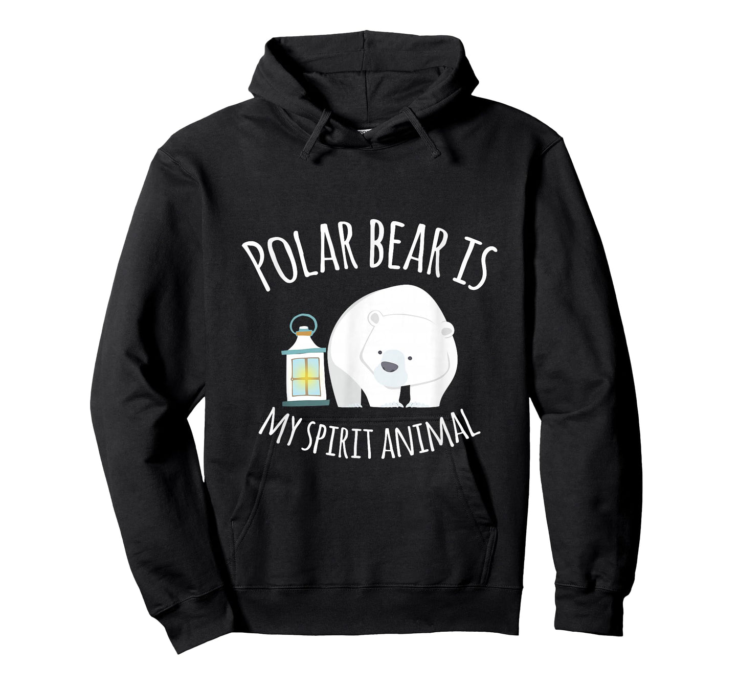 Polar Bear Is My Ghost Animal Funny Gift T-Shirt