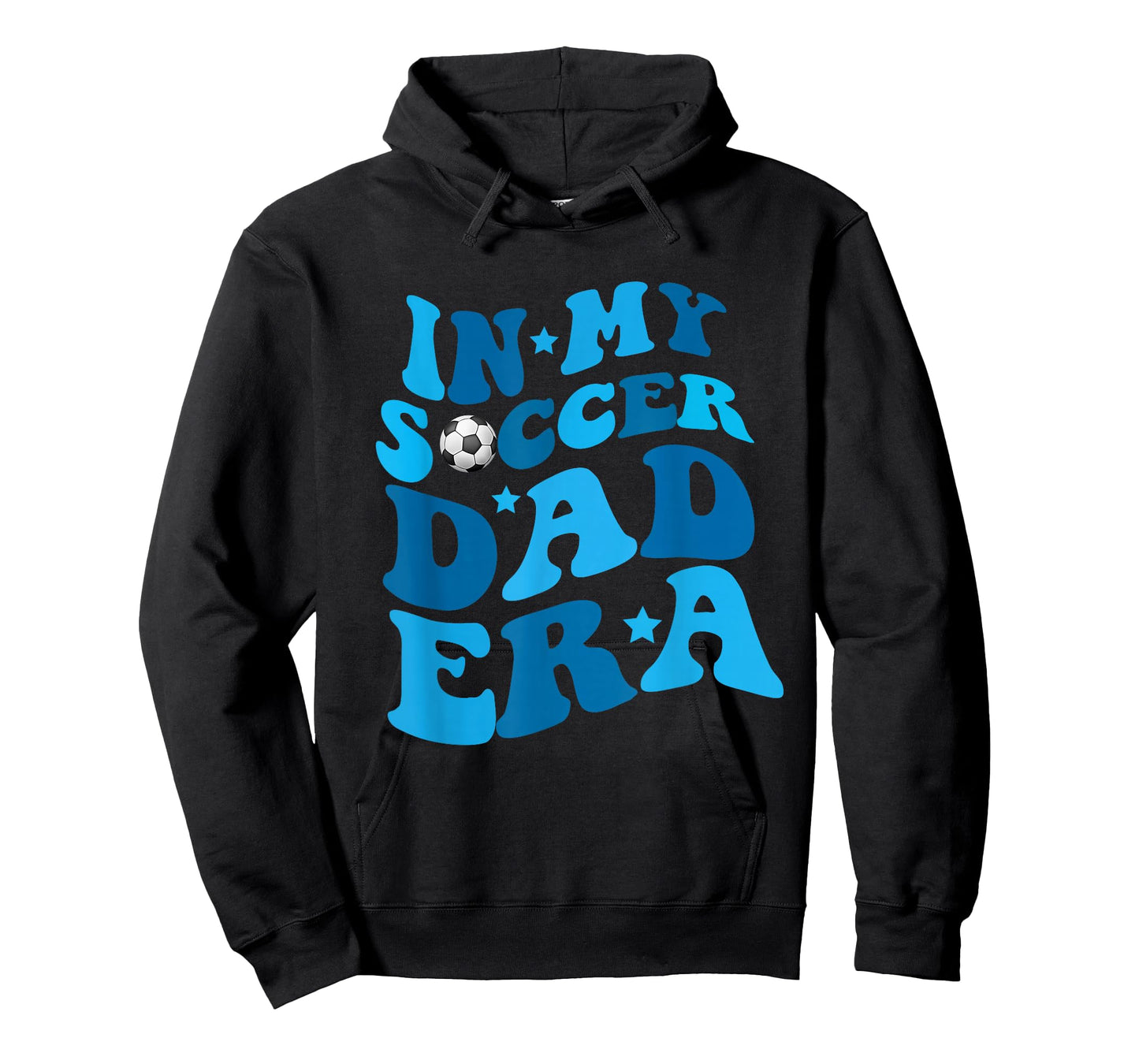 Funny in My Soccer Dad Era Father Boy Groovy Retro Player T-Shirt